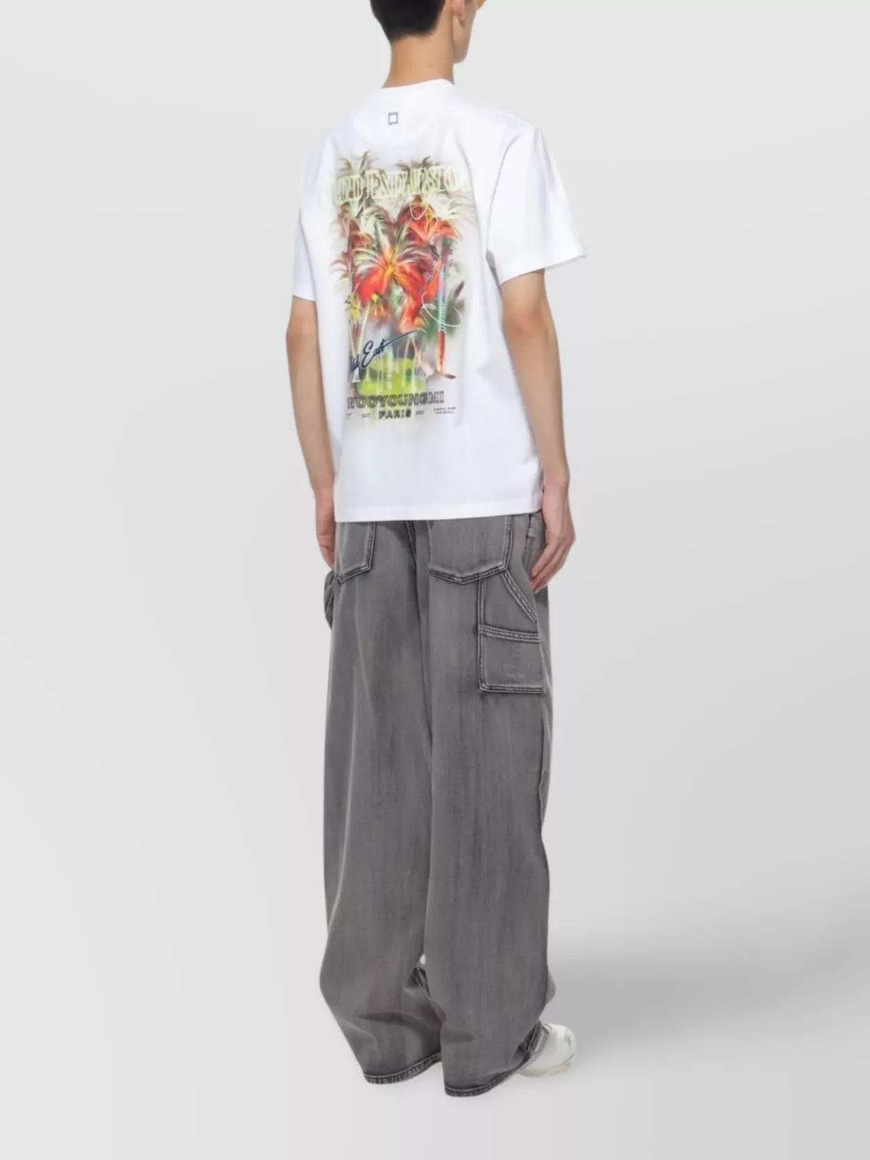 Wooyoungmi Crew Neck Cotton T-Shirt With Graphic Print