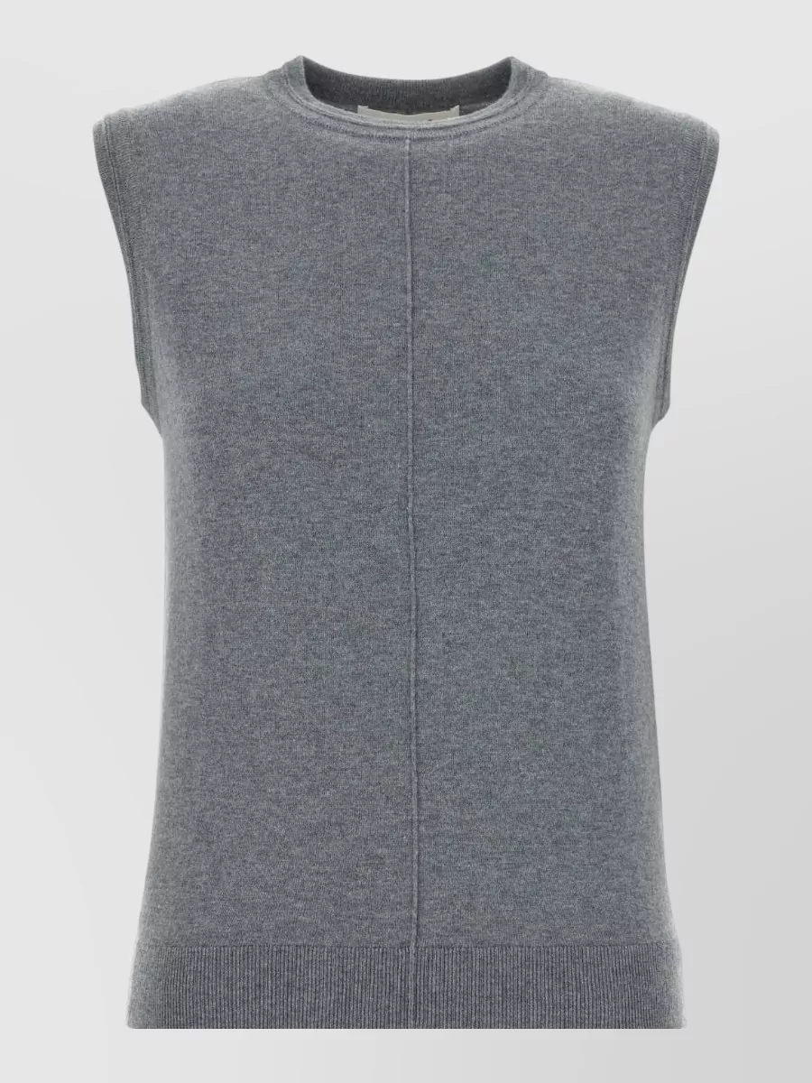 Lisa Yang Agna Cotton Blend Sleeveless Knit Vest