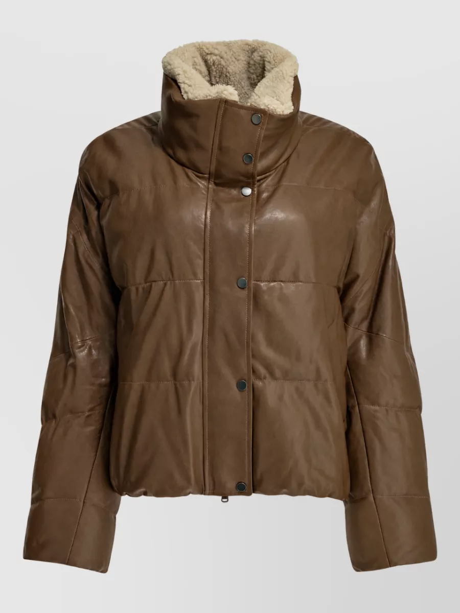 Brunello Cucinelli shearling padded jacket