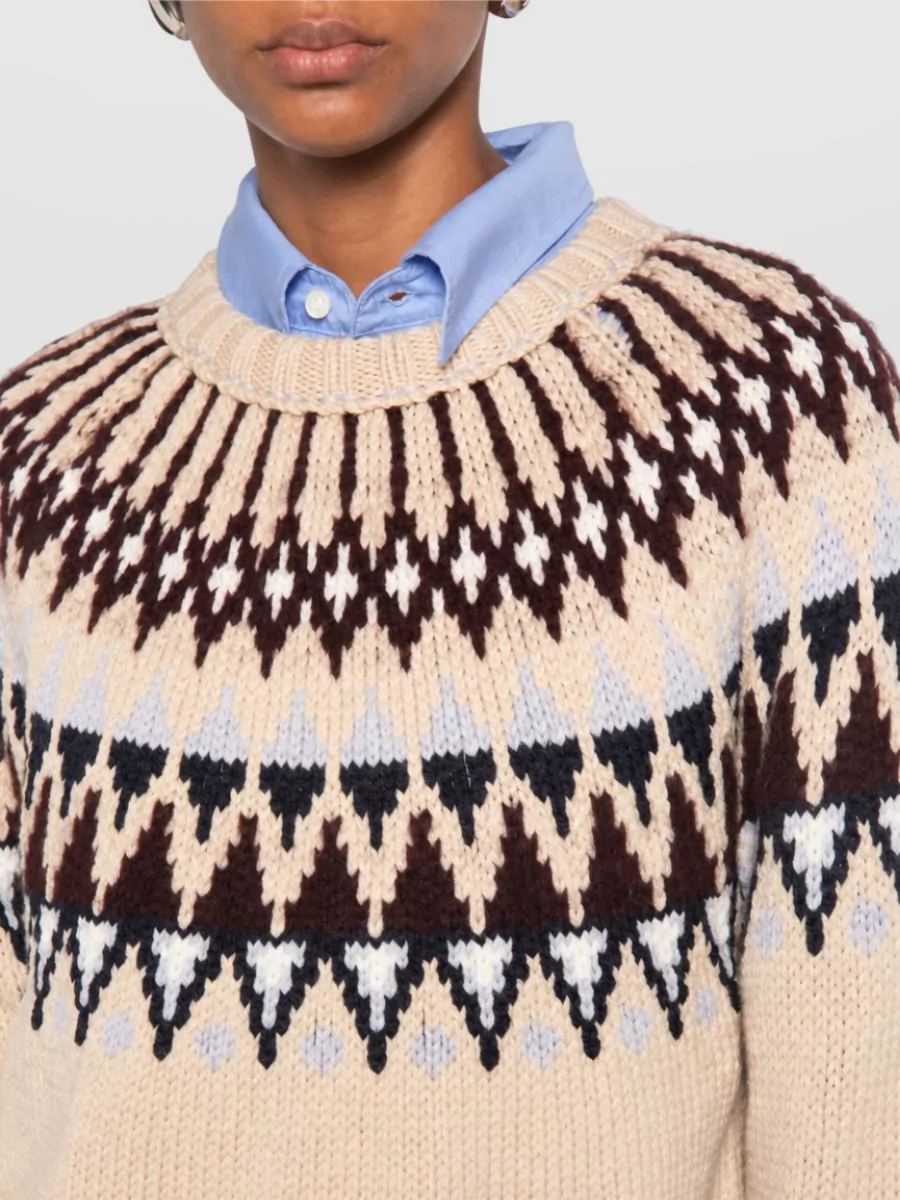 Forte Forte Wool Crewneck Long-Sleeve Sweater