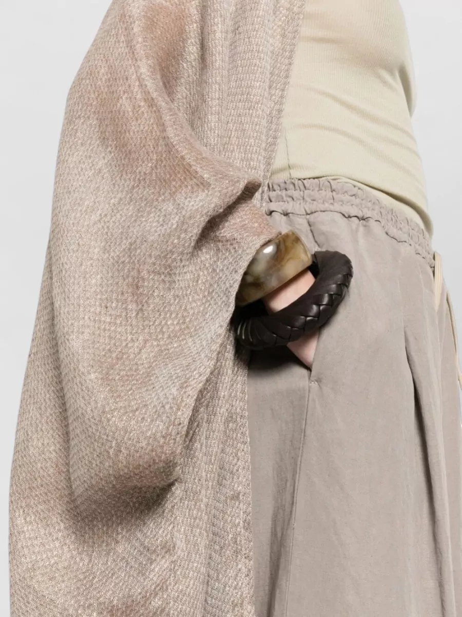 Fabiana Filippi Linen Fringed Poncho