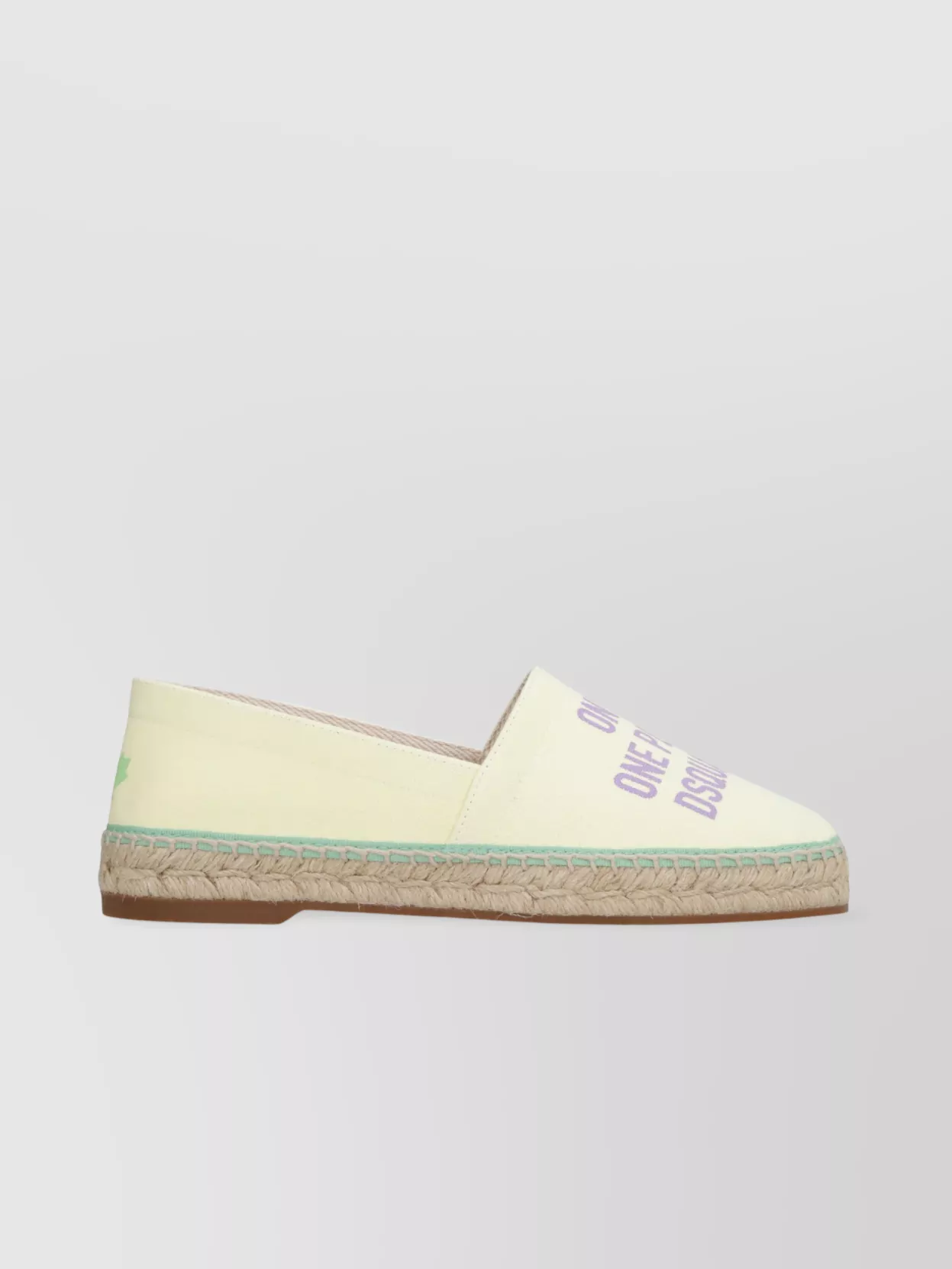 Dsquared2 Woven Rope Sole Canvas Espadrilles