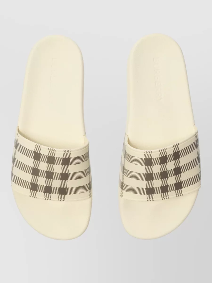 Burberry Check Slides