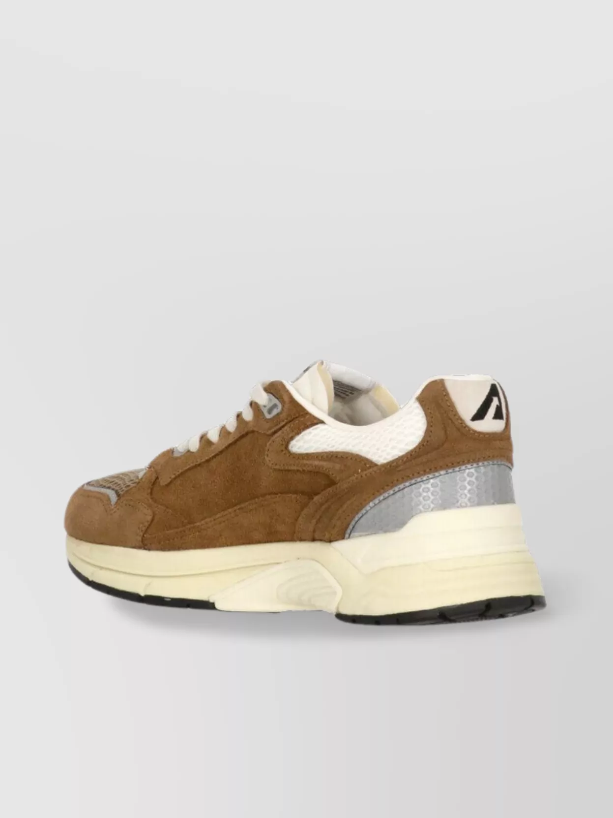 Autry Hyperway Suede And Mesh Low-top Sneakers In Brown