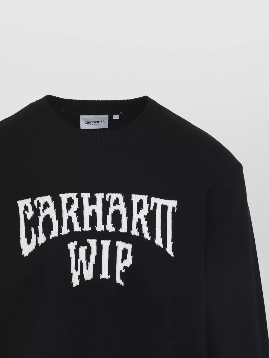 Carhartt Wip Cotton Jacquard Crewneck Sweater