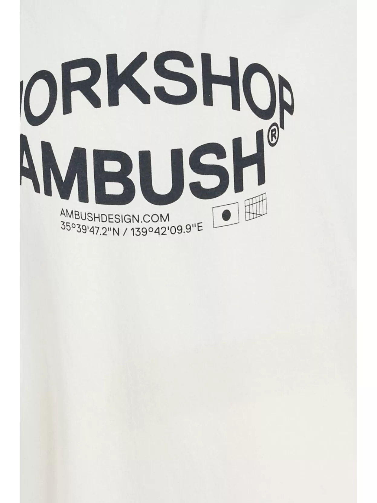 ★AMBUSH★ Layered Crewneck Overfit T-Shirt Beige 1211533132 207356068-2