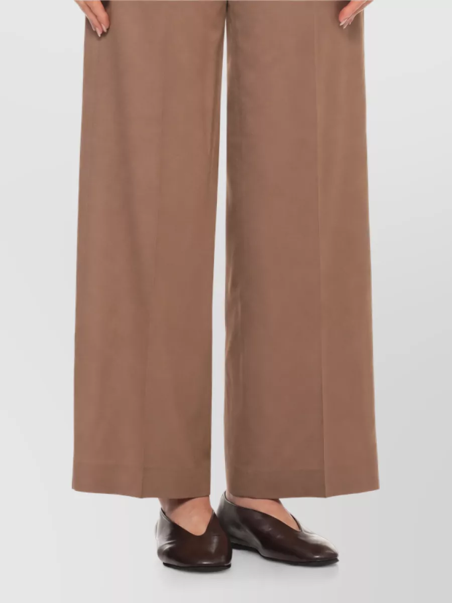 Peserico Virgin Wool Straight-Leg Trousers