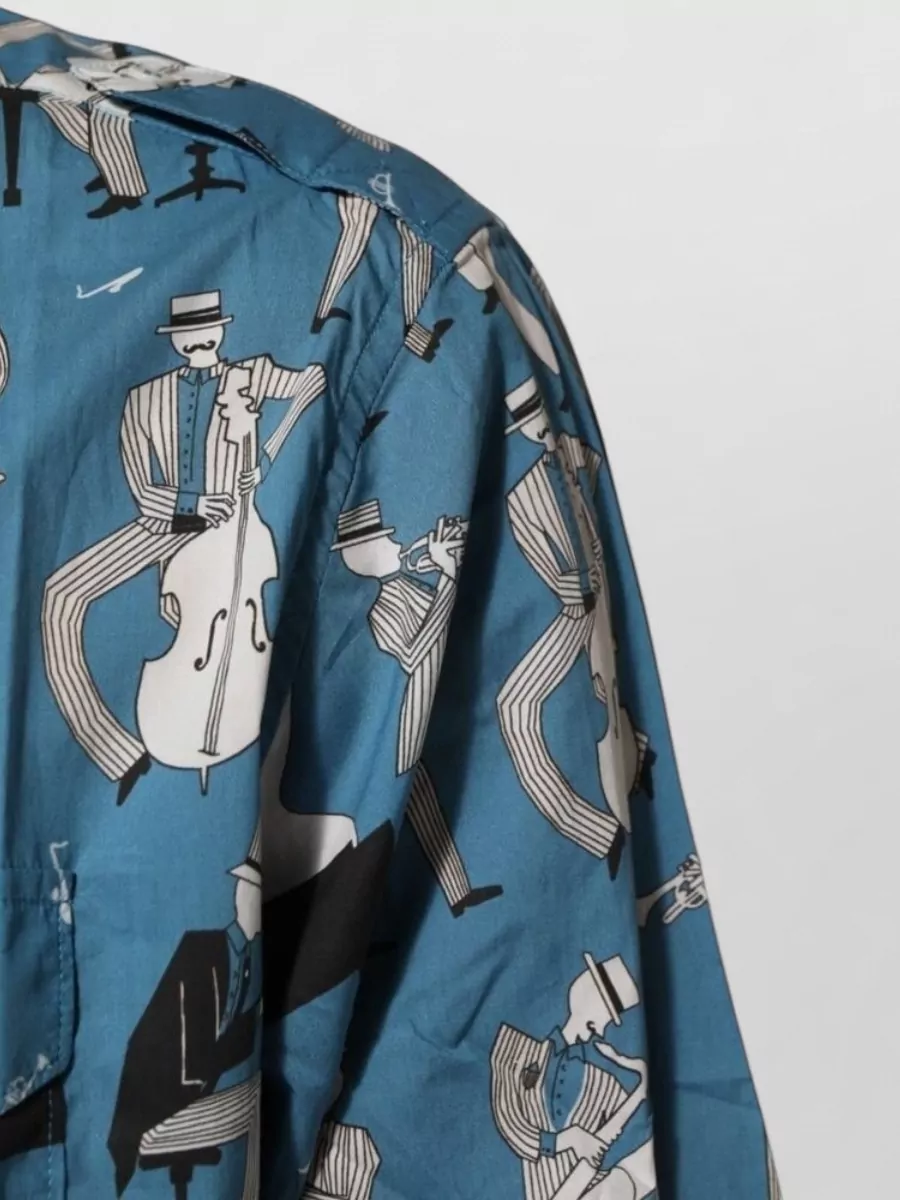 Dolce&Gabbana Jazz Print Cotton Shirt