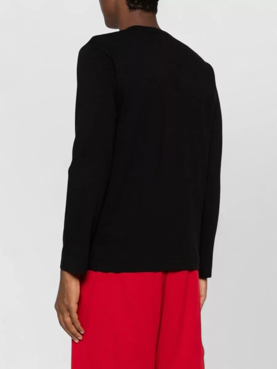 Comme Des Garçons Cotton Crew-Neck Long-Sleeve T-Shirt