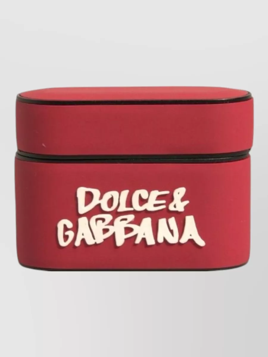 Dolce&Gabbana logo embossed airpods case