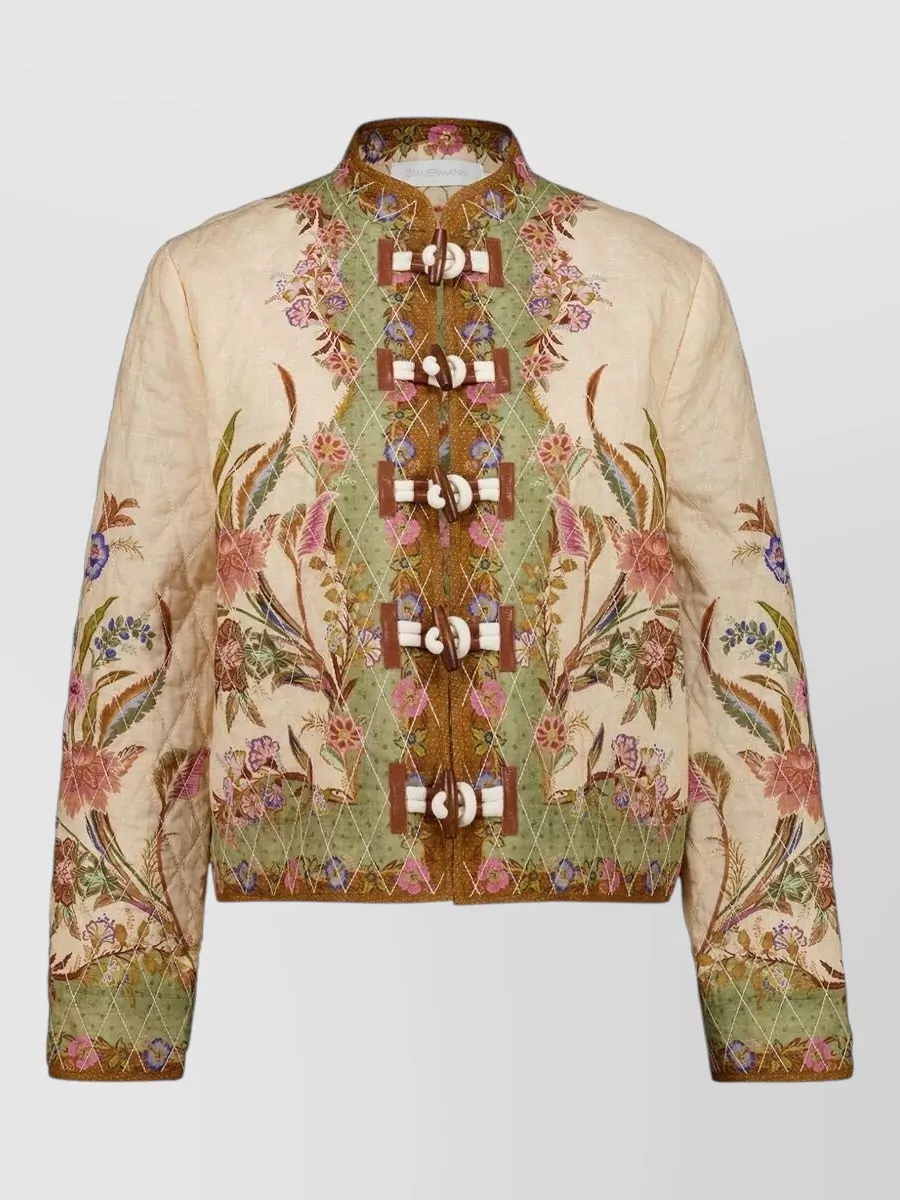 Zimmermann Printed Single-Breasted Jacket