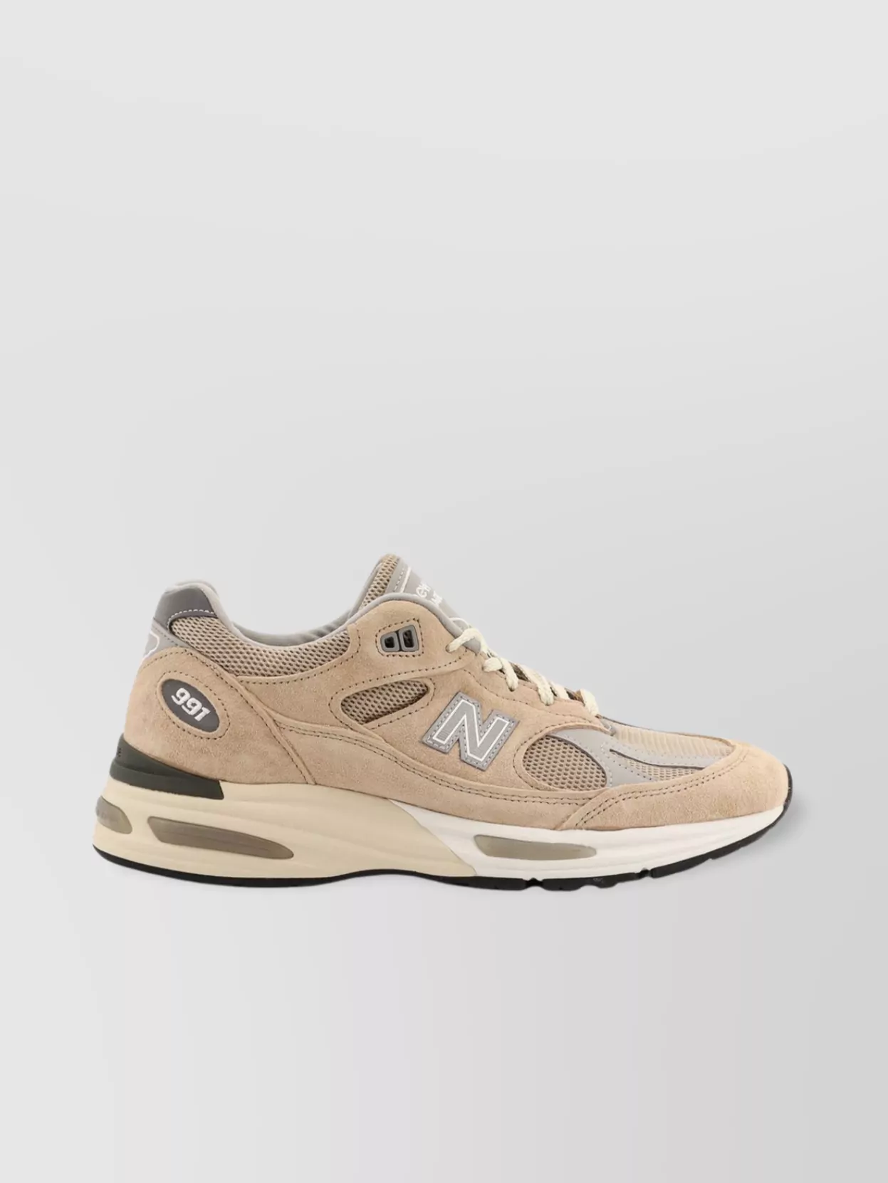 New Balance 991 V2 Suede And Mesh Low-top Sneakers