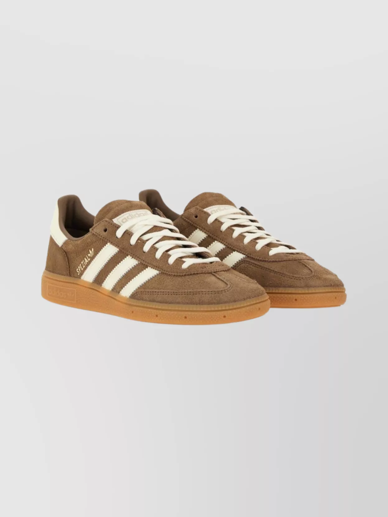 Adidas Originals Suede Sneakers With Rubber Sole And Stripes