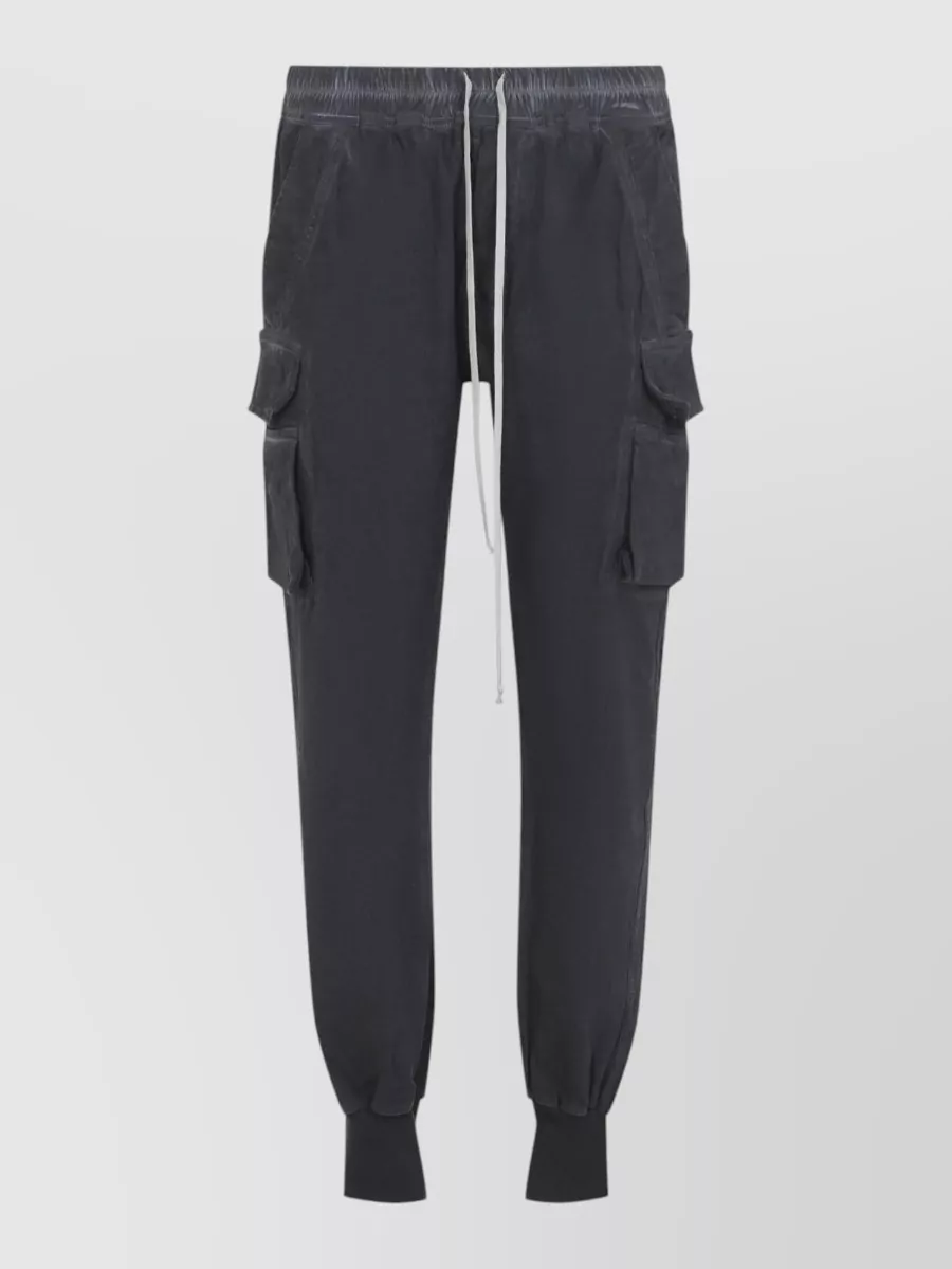 Rick Owens Drkshdw cotton relaxed-fit tapered cargo pants