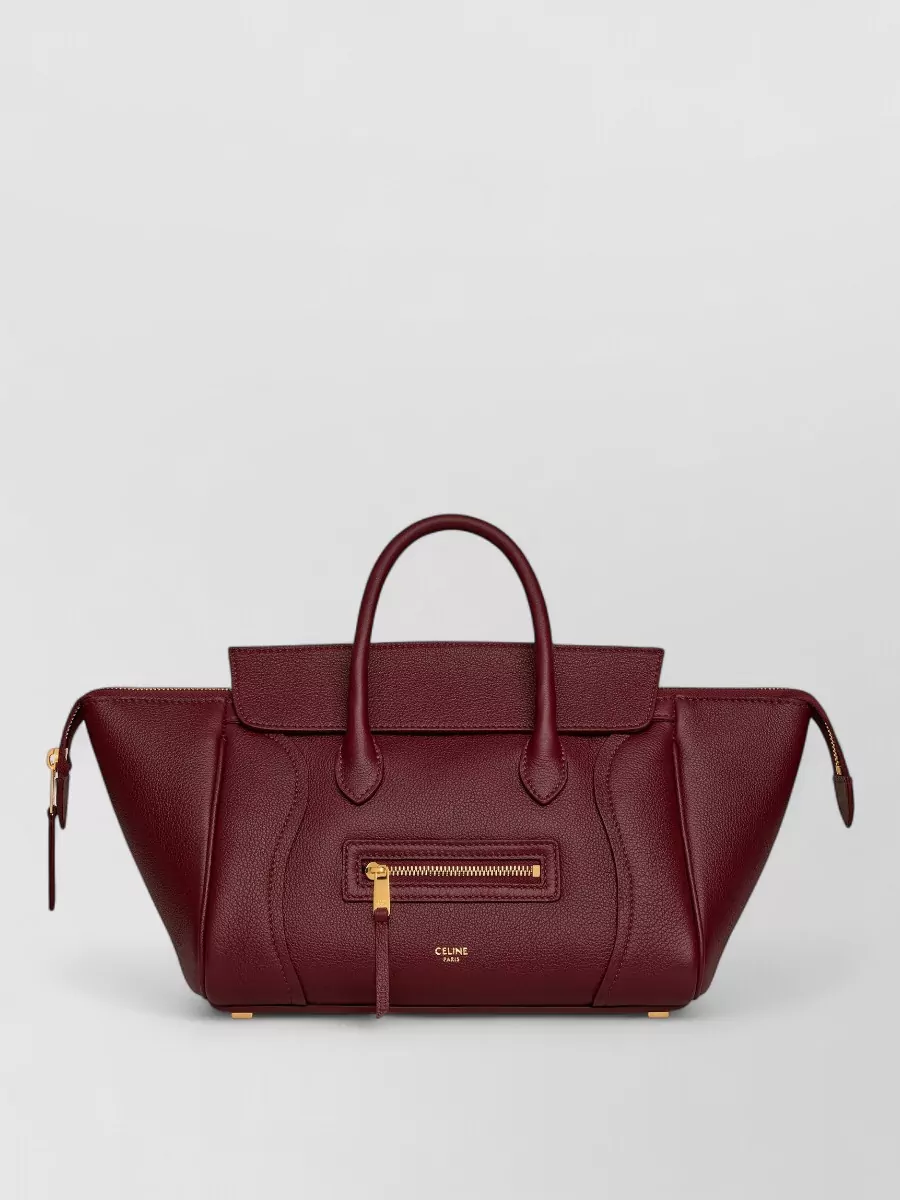 Celine calfskin small luggage shoulder bag
