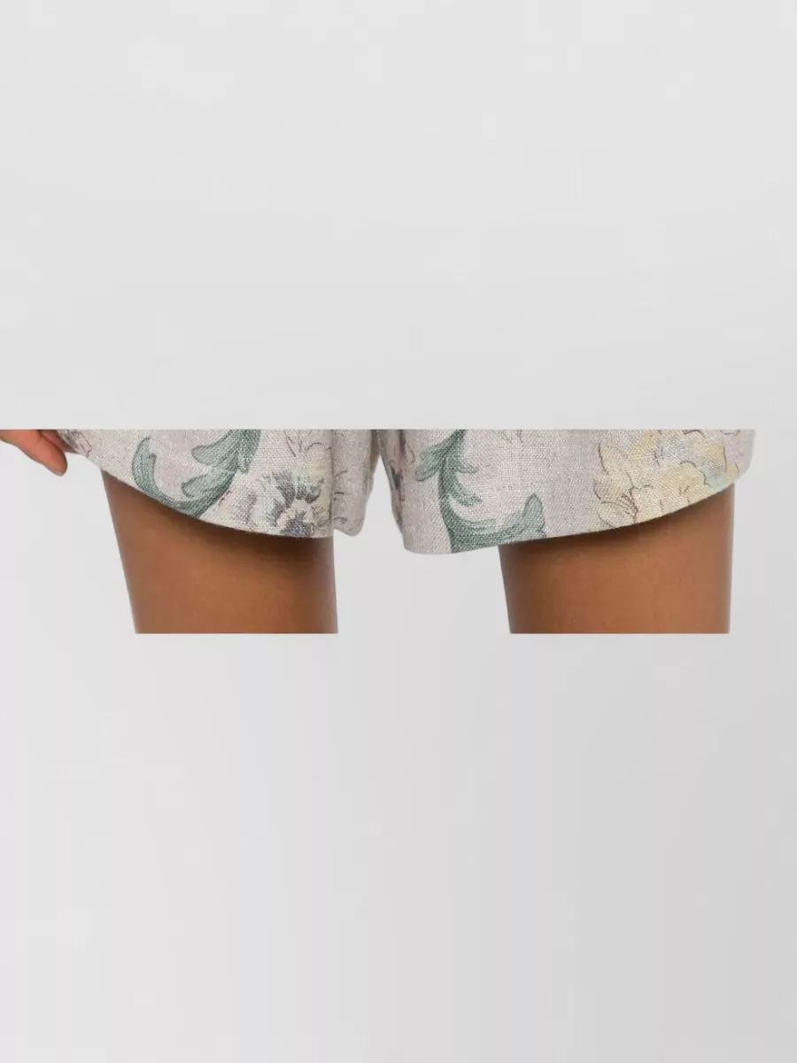 Forte Forte Floral Print Tailored Shorts