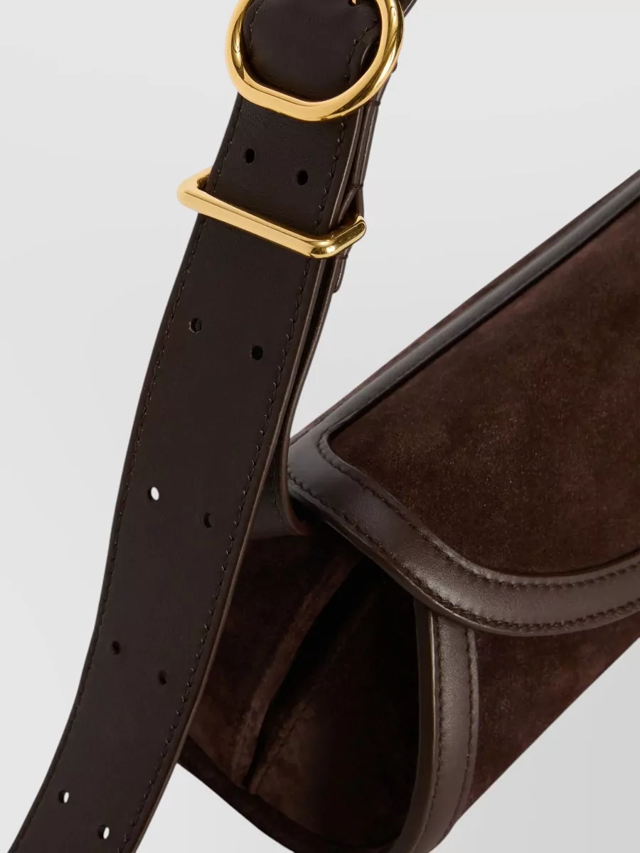 Jil Sander Cannolo Small Leather Shoulder Bag