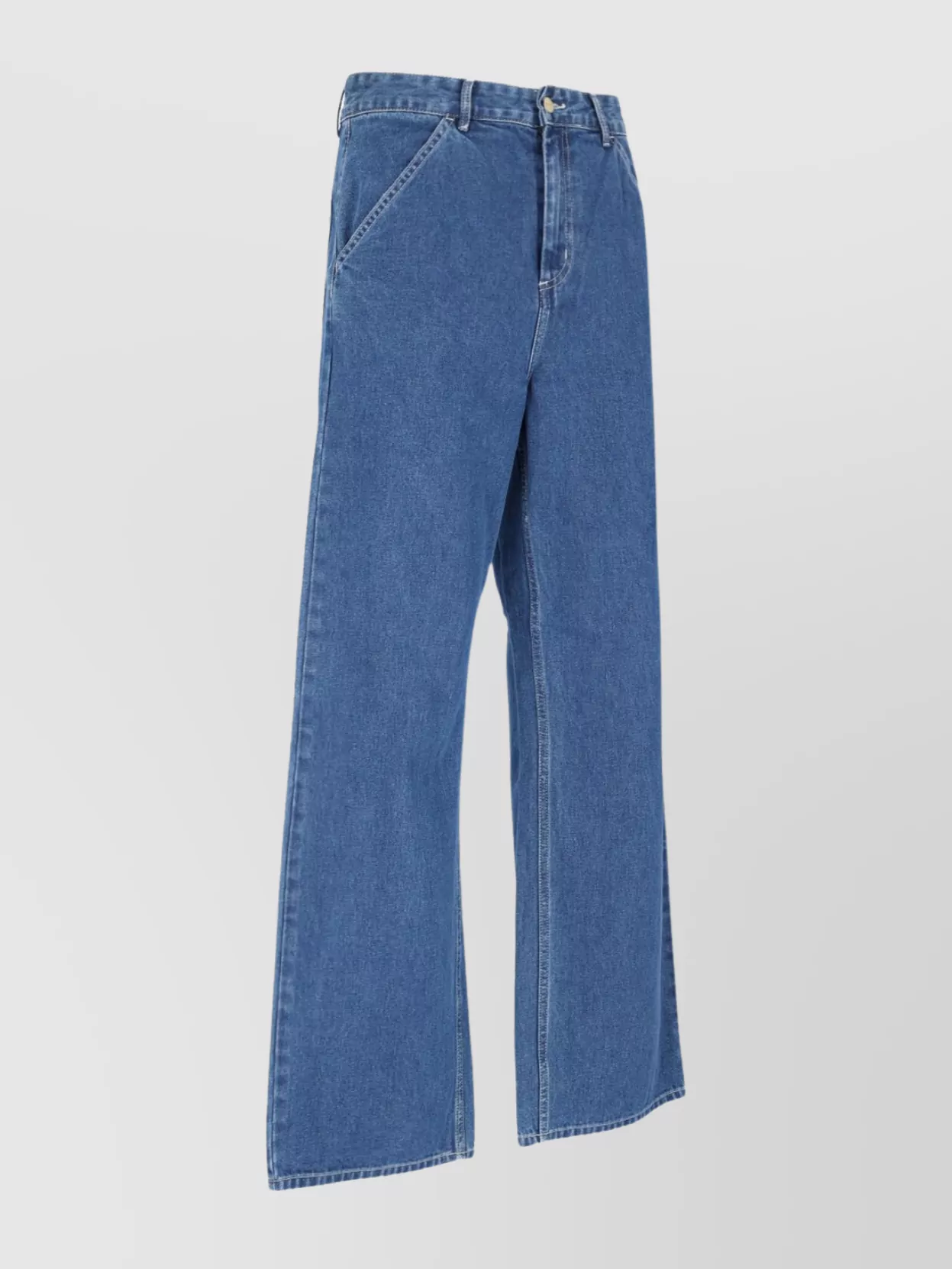 Carhartt Wip Straight Leg Trousers With Pockets And Loops
