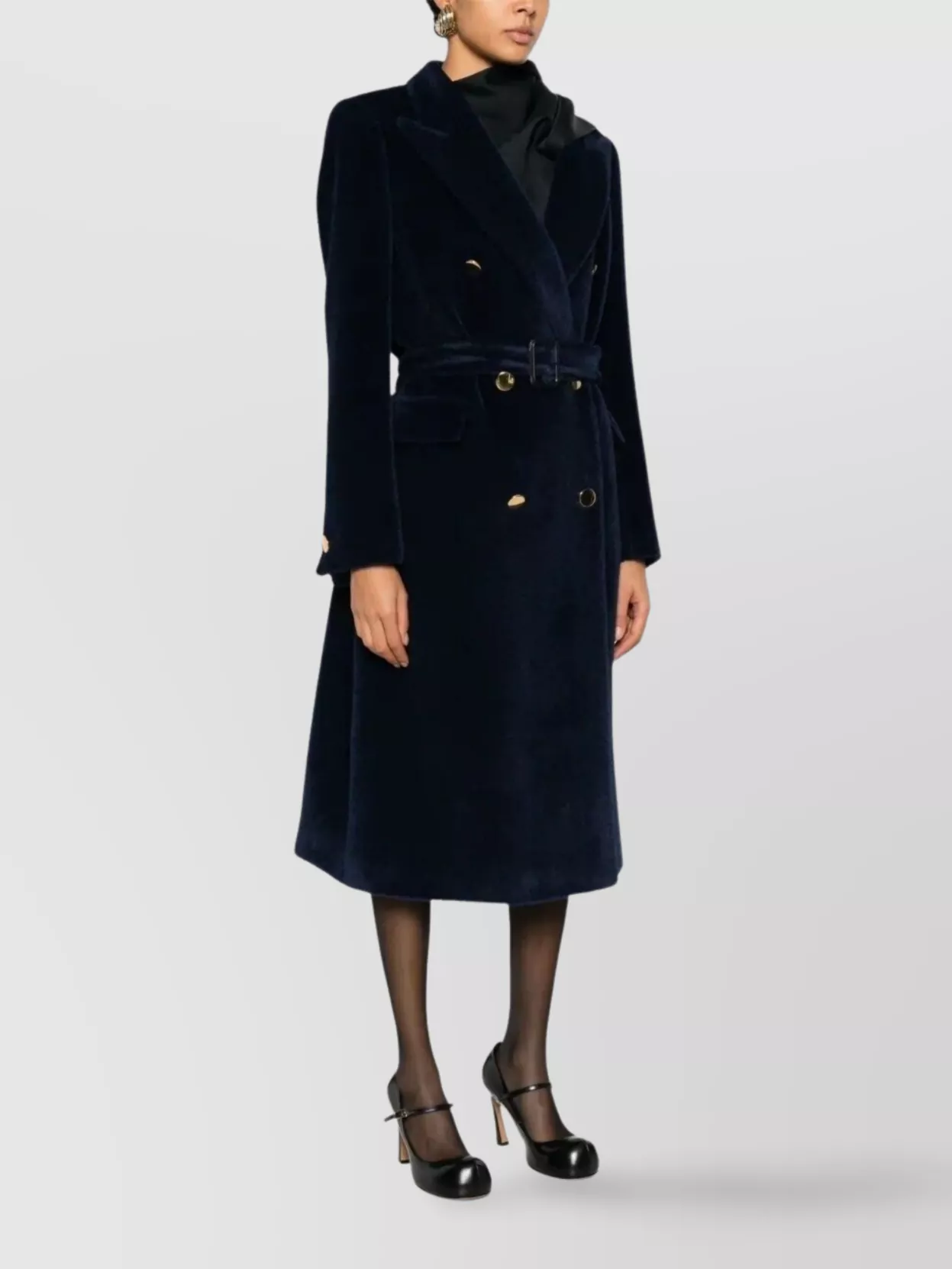 Tagliatore Women's Long Double-Breasted Coat