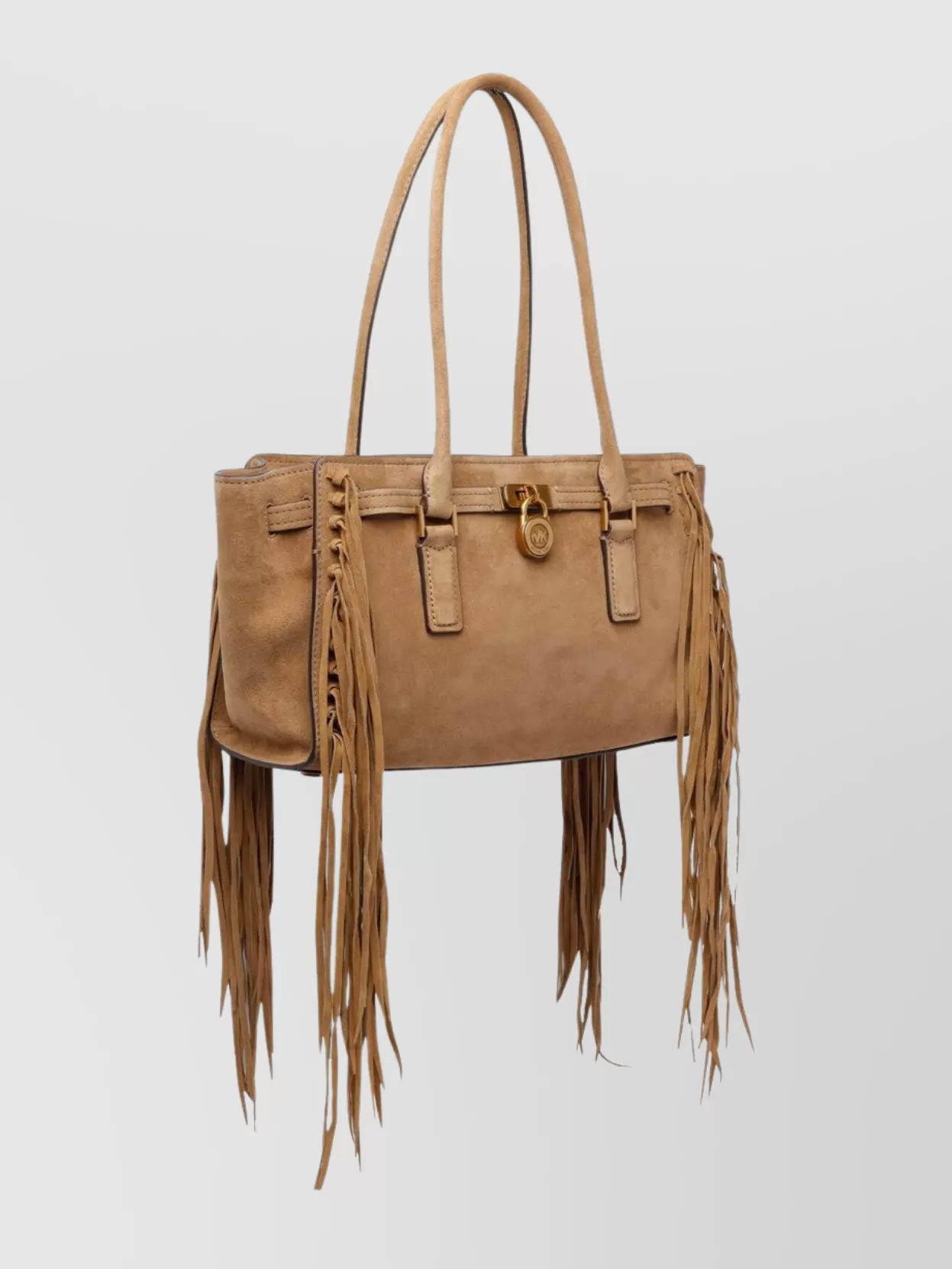 Michael Michael Kors Small Hamilton Suede Shoulder Bag