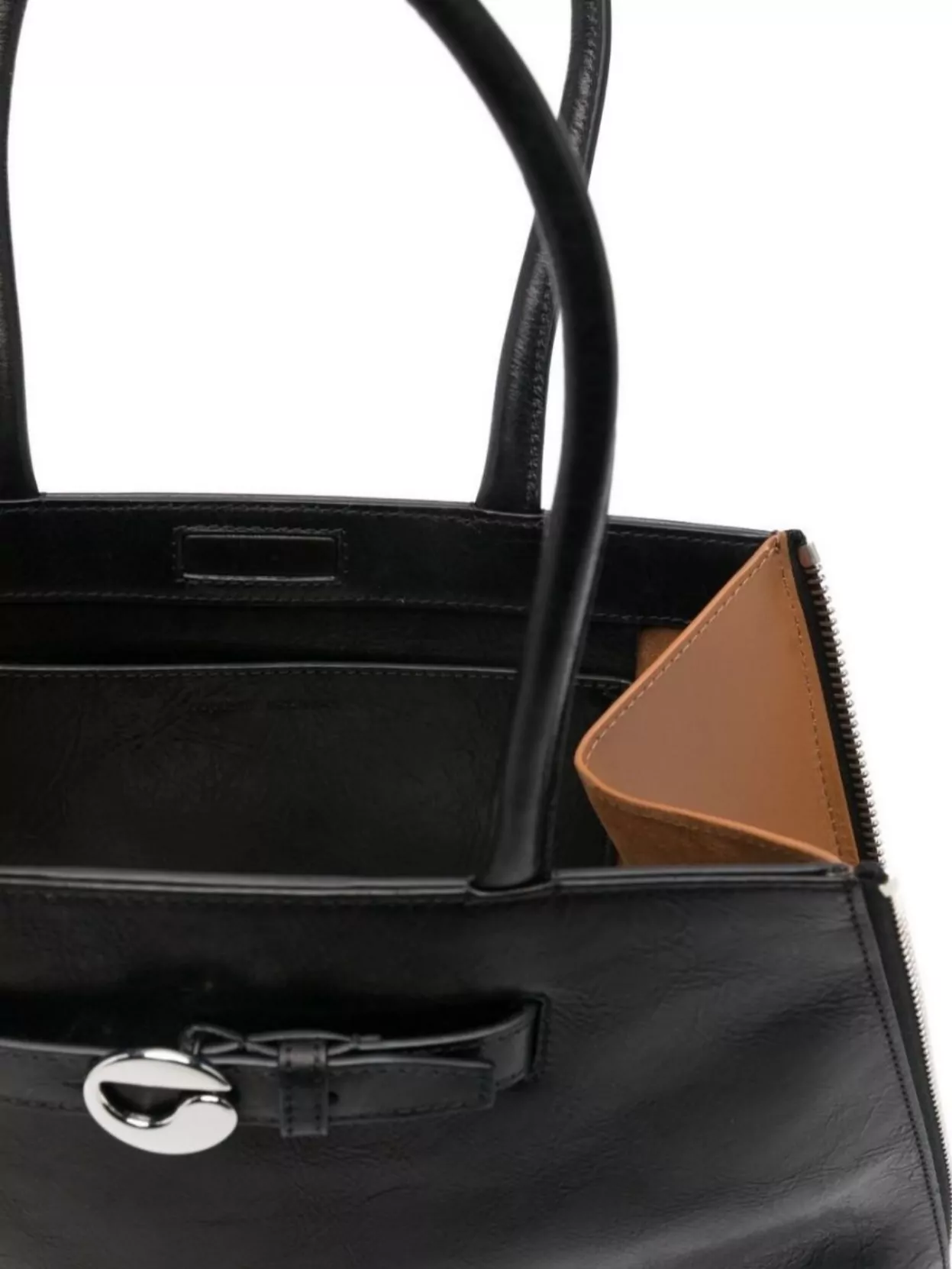 Coperni Leather Tote Bag Two Top Handles