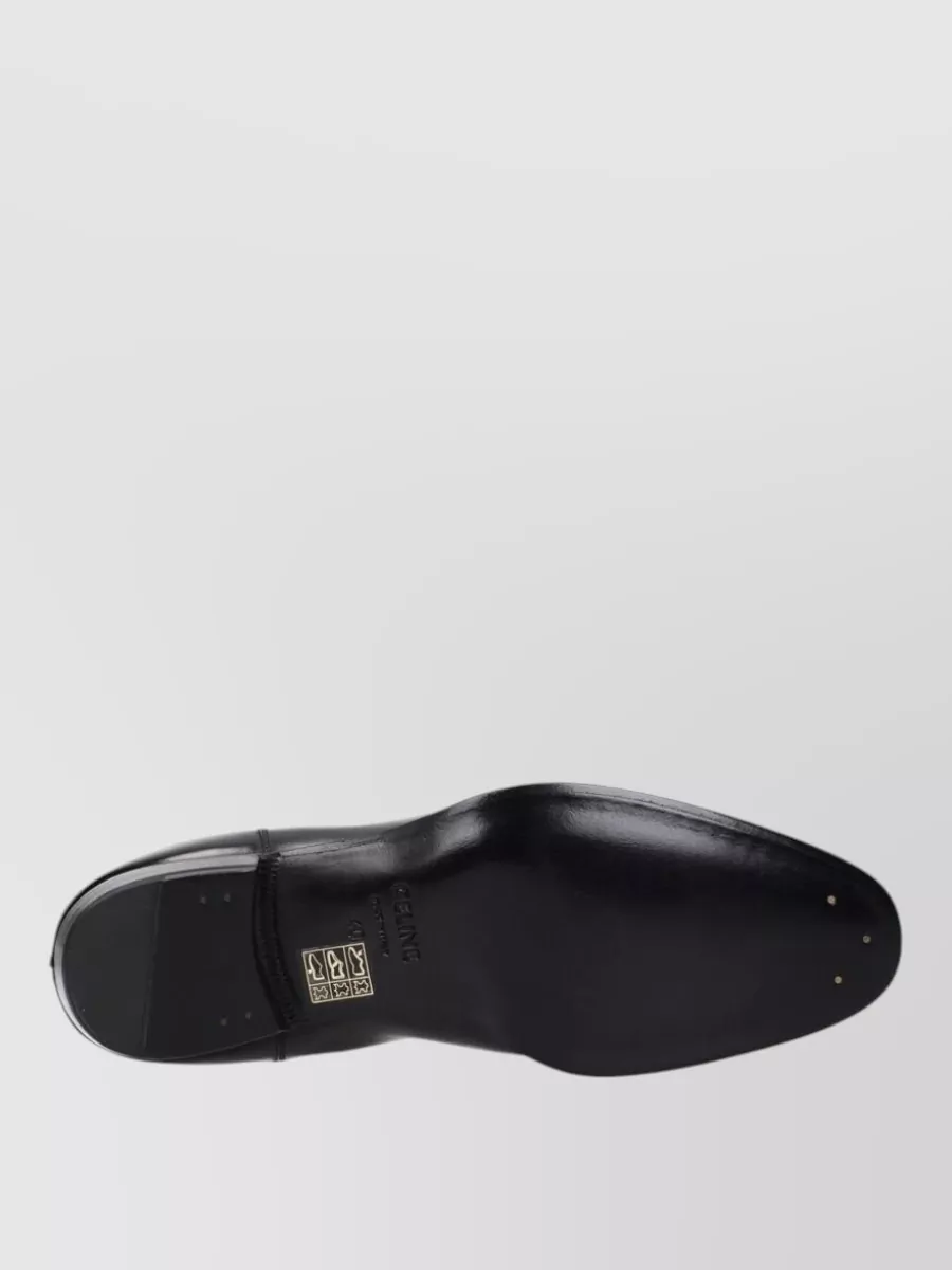 Celine Leather Chelsea Boots