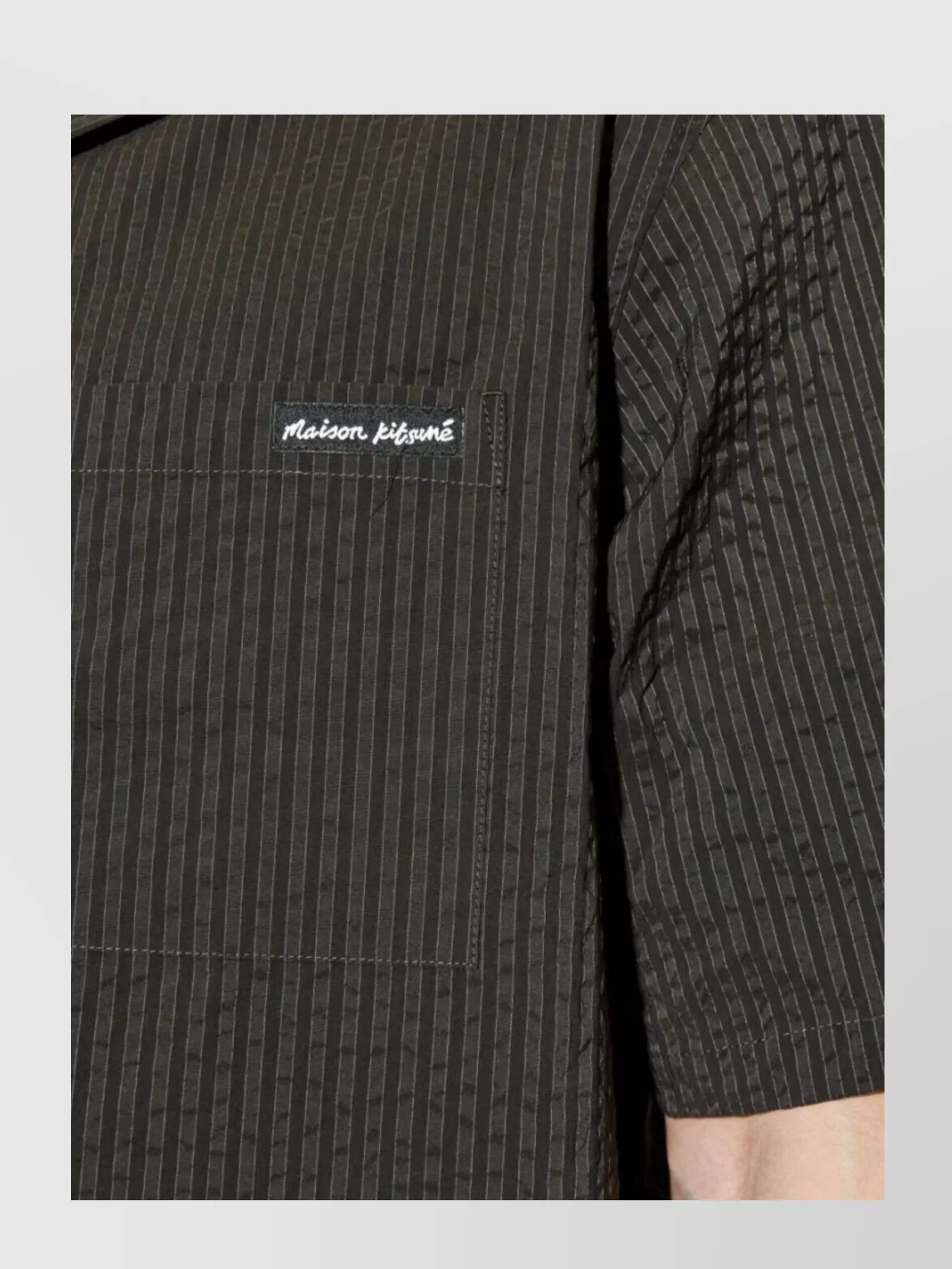 Maison Kitsuné Shirt With Chest Pocket And Collar