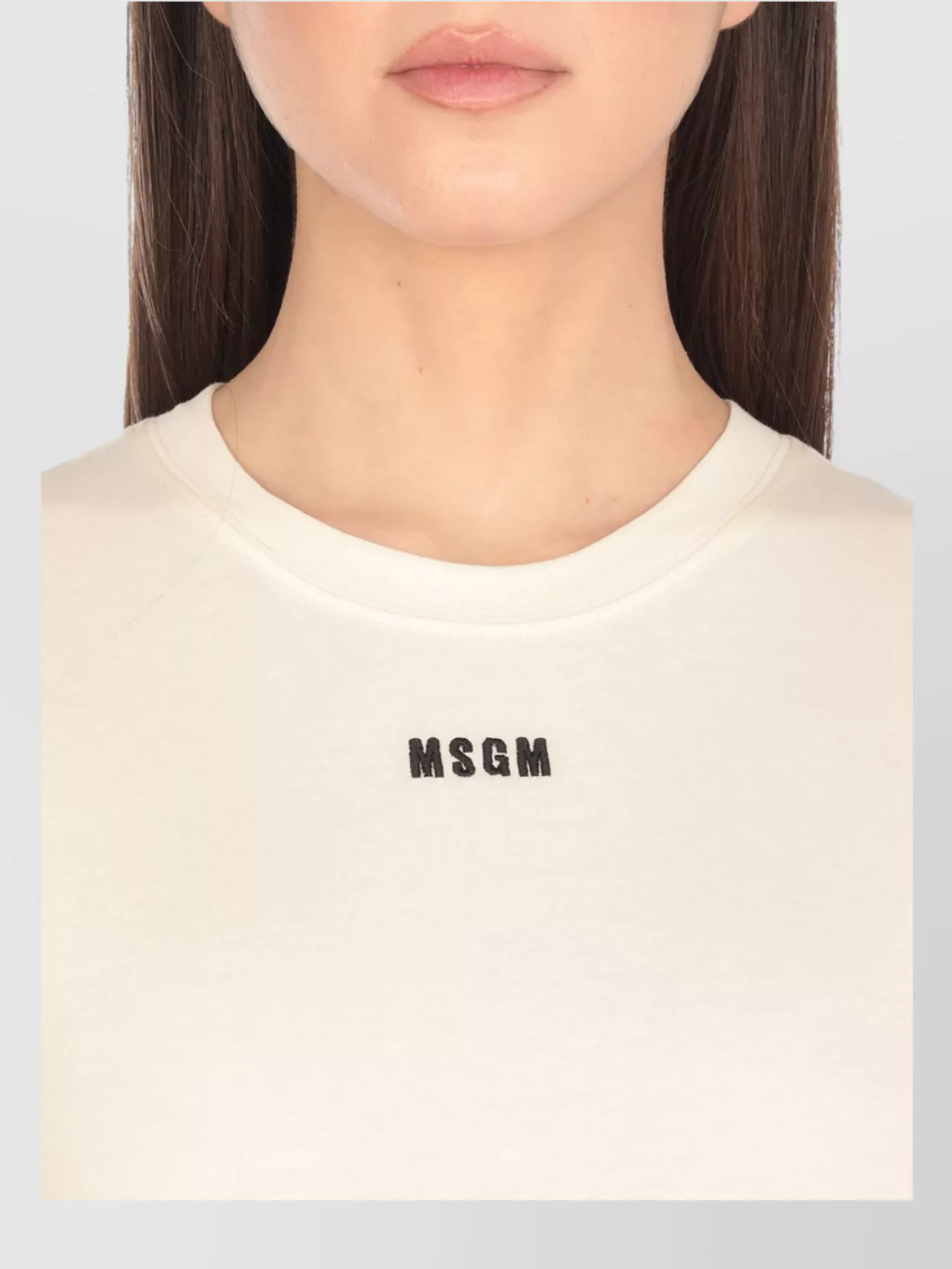 Msgm Knee Length Dress Crew Neck