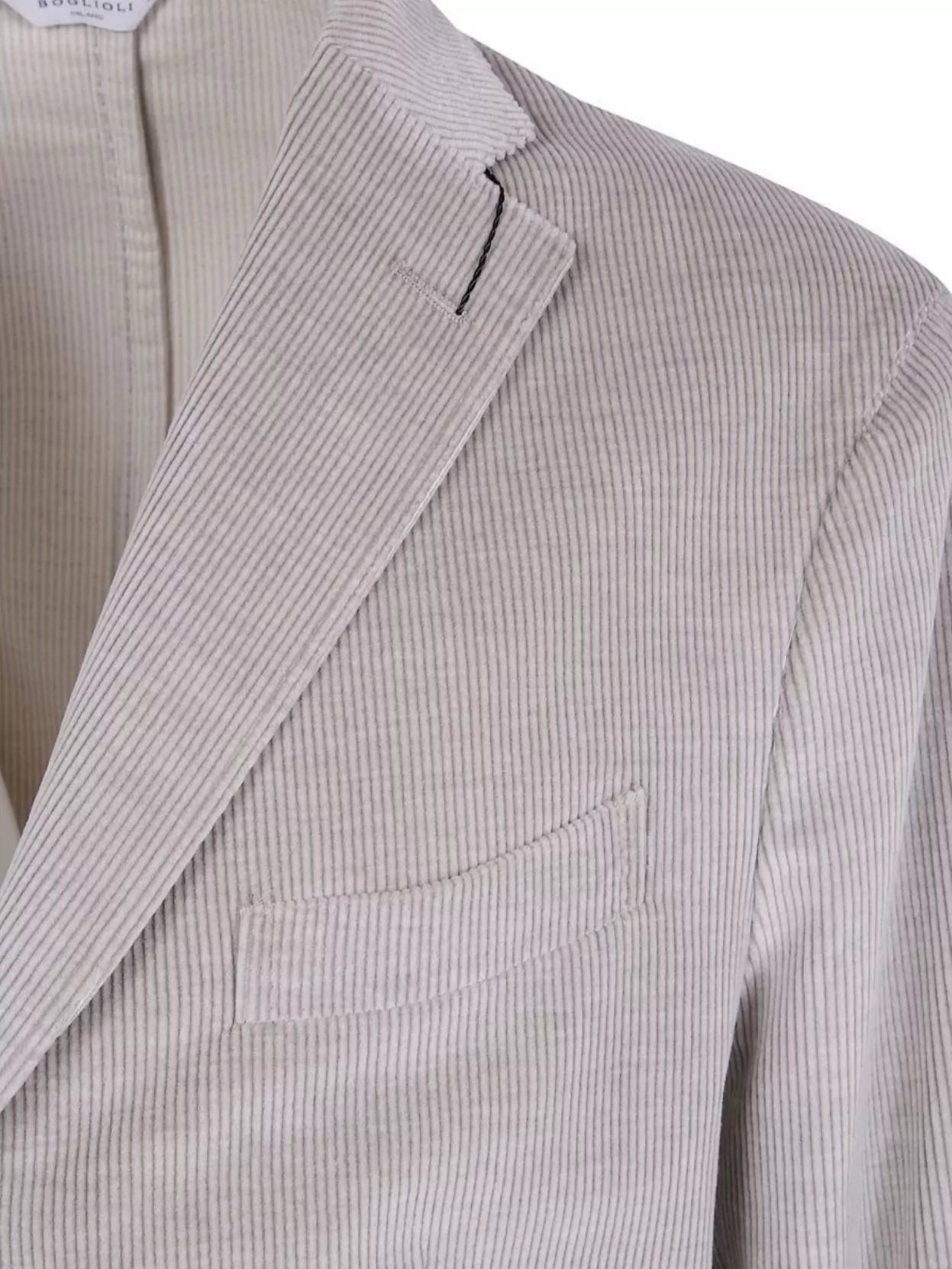Boglioli Tailored Jacket With Notch Lapel And Pockets