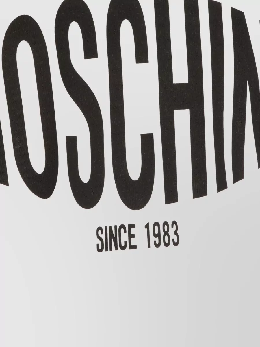 Moschino Crew Neck Jersey T-Shirt Short Sleeves