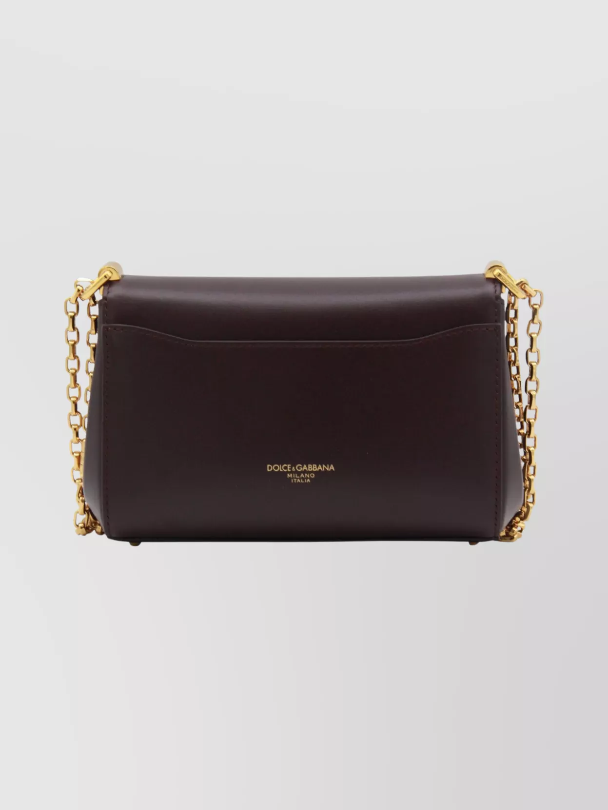 Dolce & Gabbana Chain Strap Shoulder Bag With Gold Hardware
