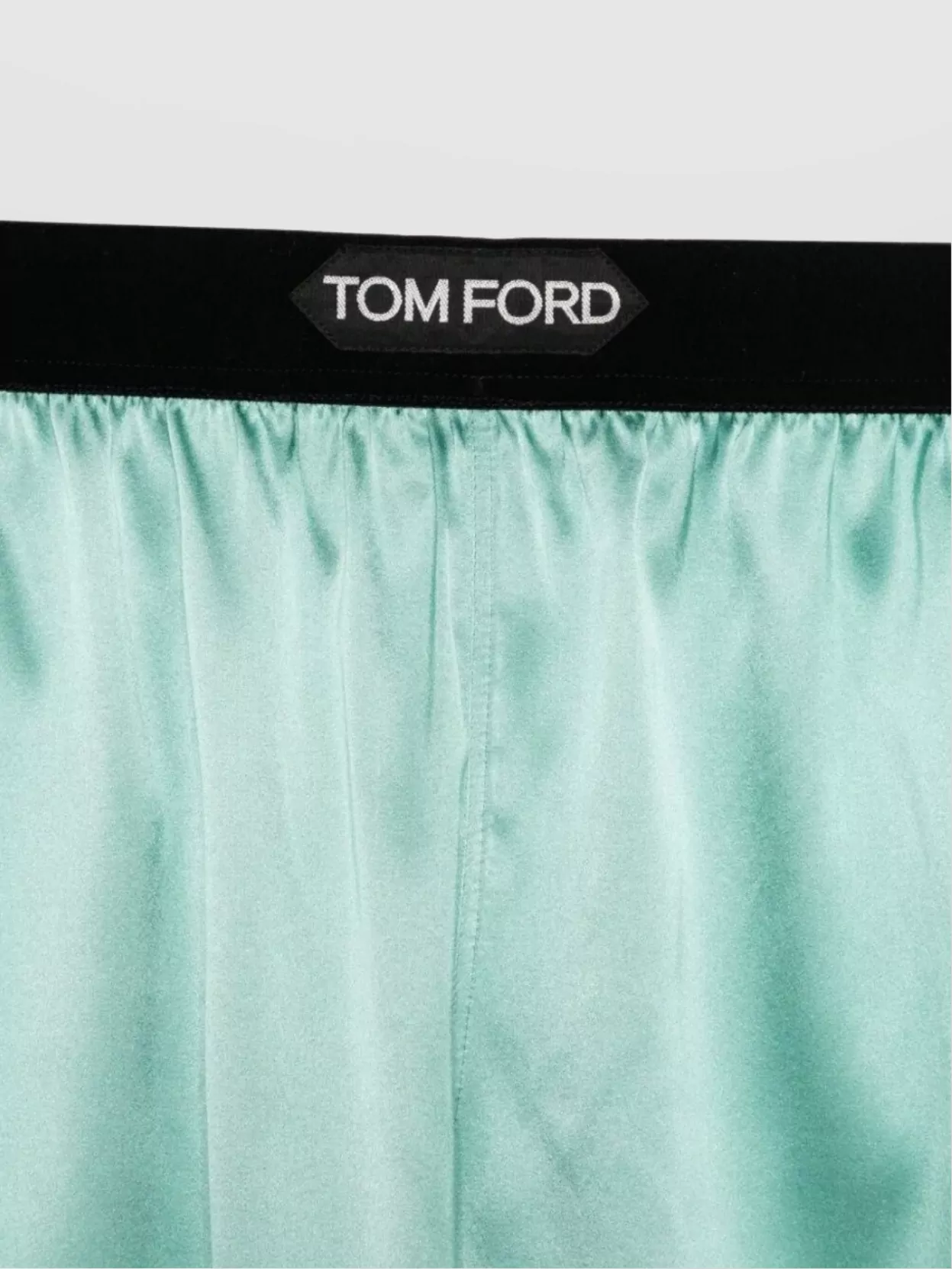 Tom Ford Silk Satin Boxer Shorts With Elastic Waistband