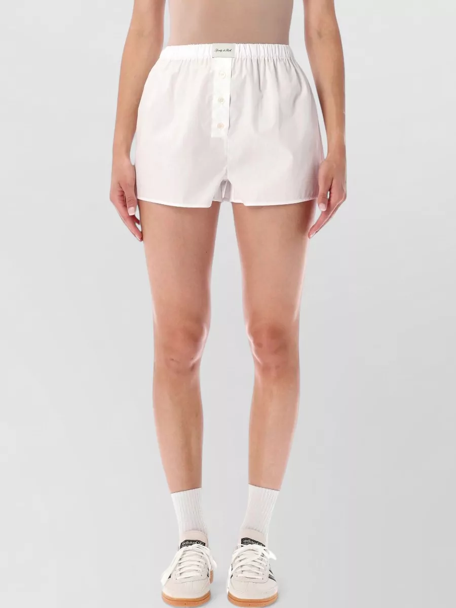 Sporty & Rich cotton poplin shorts