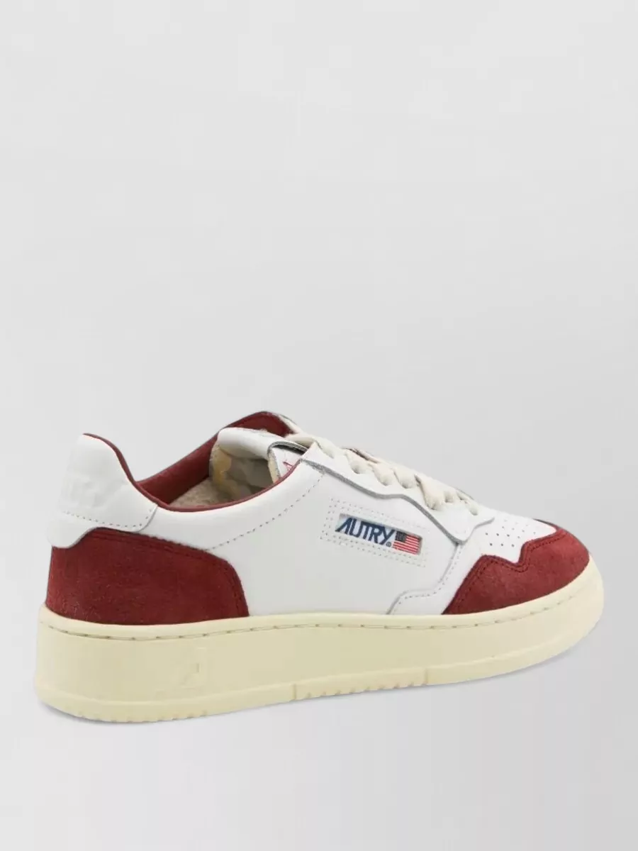 Autry Leather Low-Top Lace-Up Sneakers