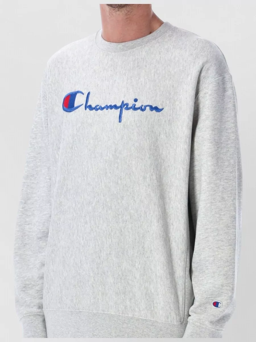 Champion Logo-Embroidered Relaxed-Fit Sweatshirt