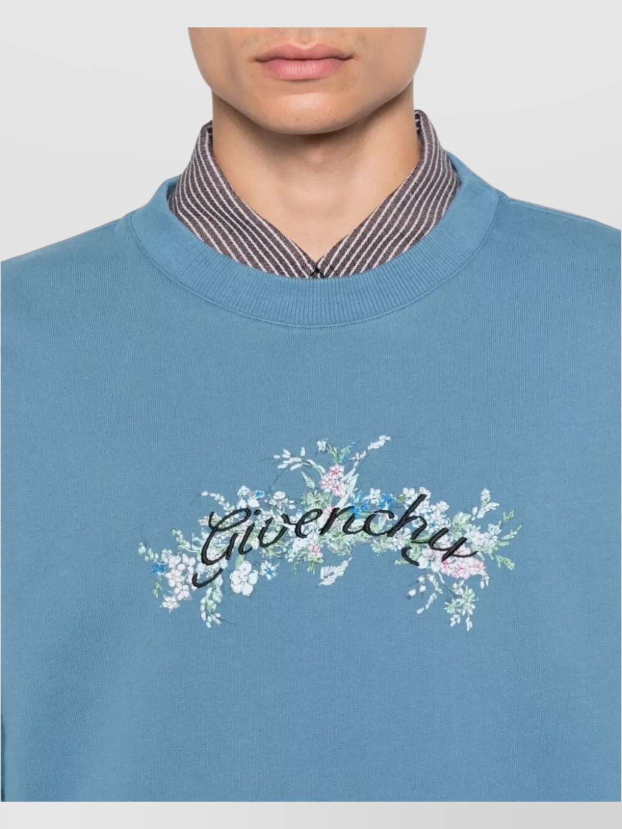 Givenchy Floral Print Crew Neck Sweatshirt