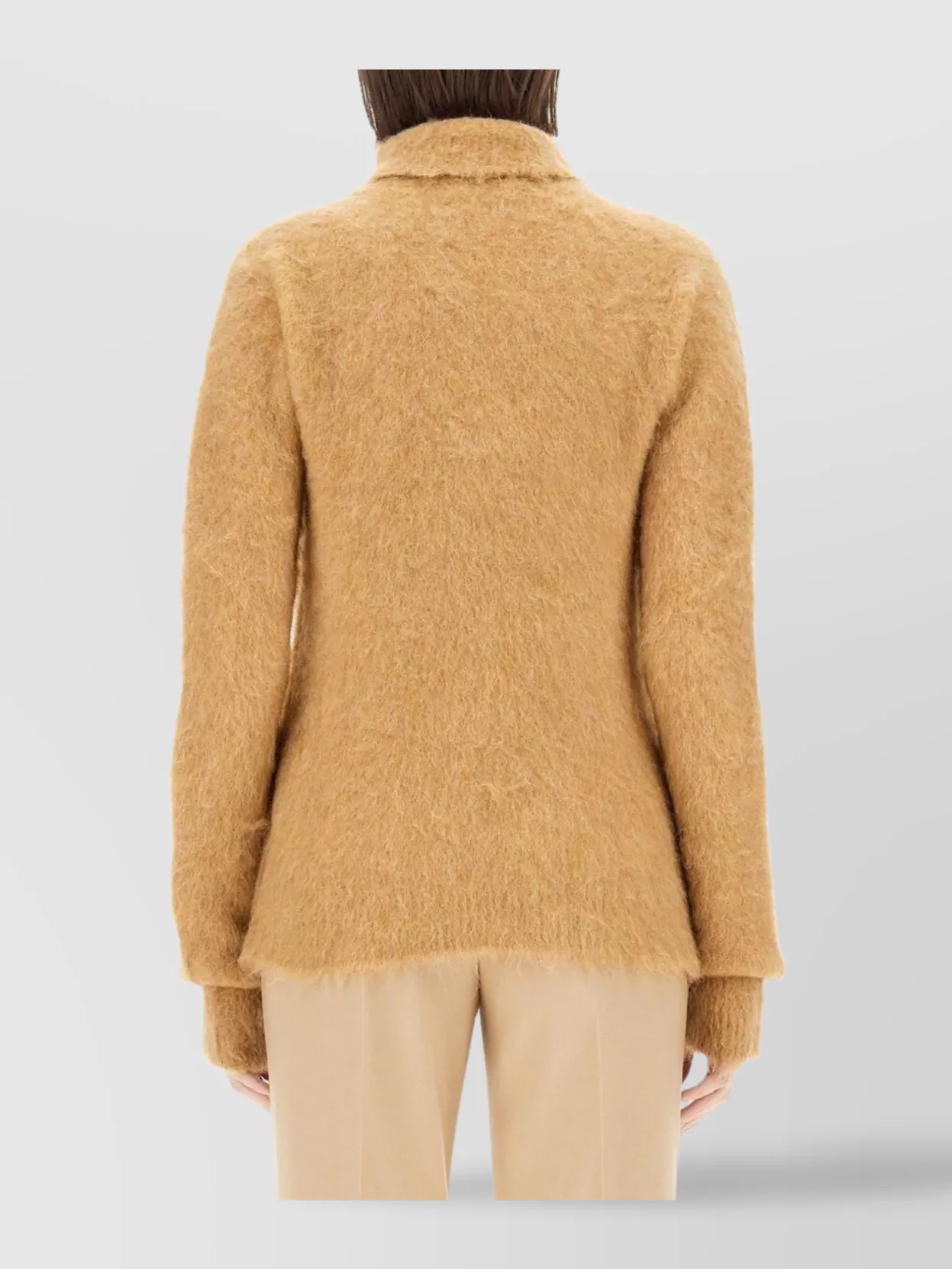 Sportmax Cozy Long Sleeve Turtleneck Top