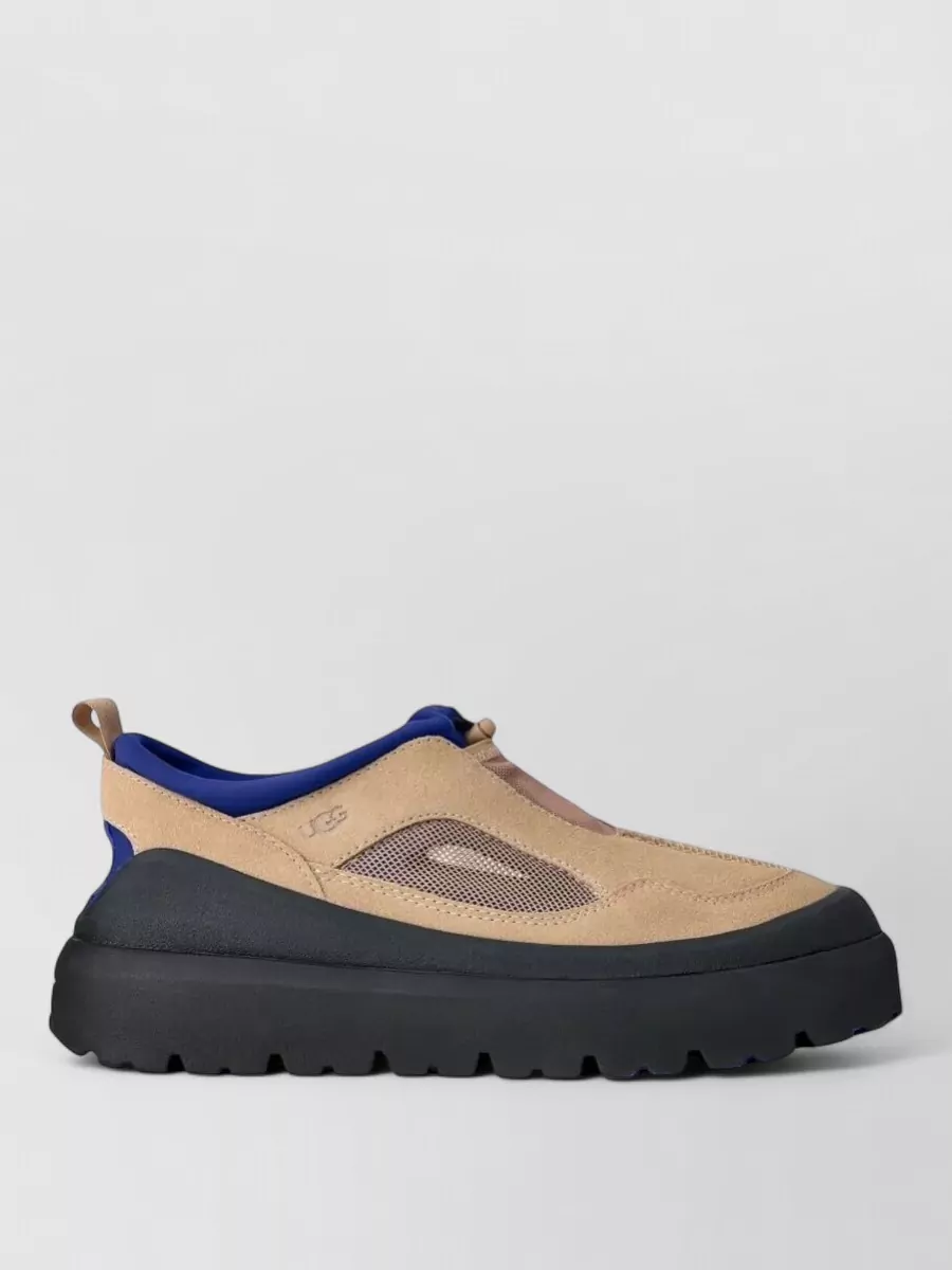 Ugg Suede Leather Slip-On Sneakers