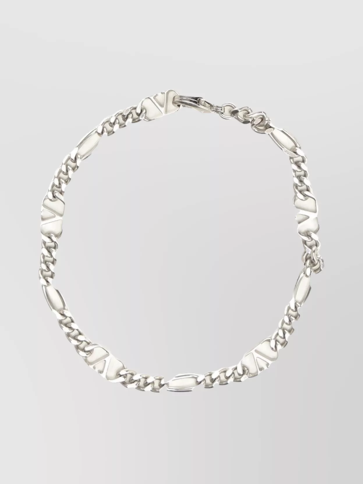 Valentino Bracelet Vlogo Signature Brass In Metallic