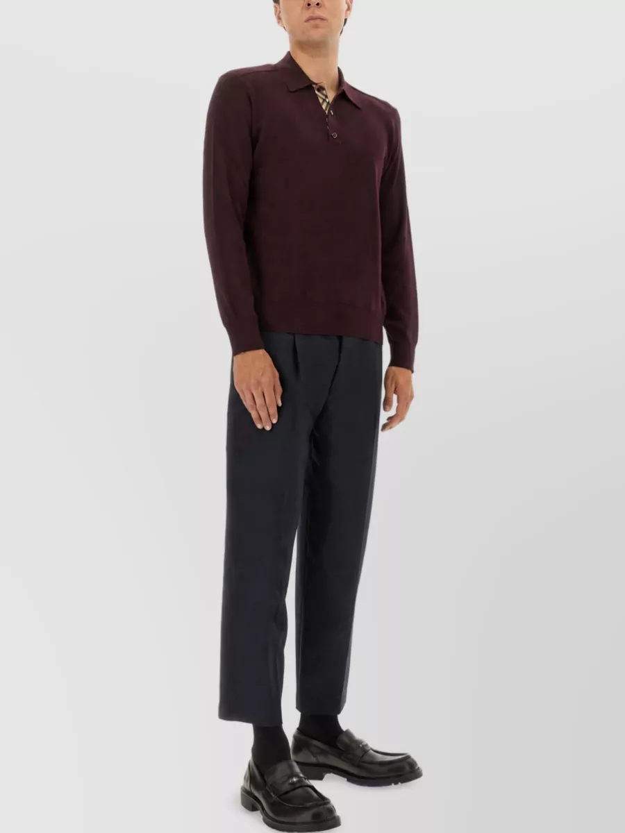 Burberry Wool Polo Shirt