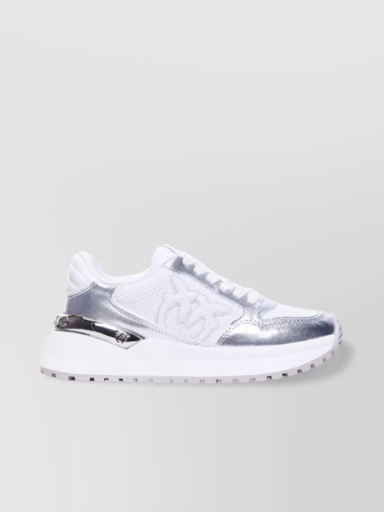 Shop Pinko Gemstone Embellished Low Top Sneakers