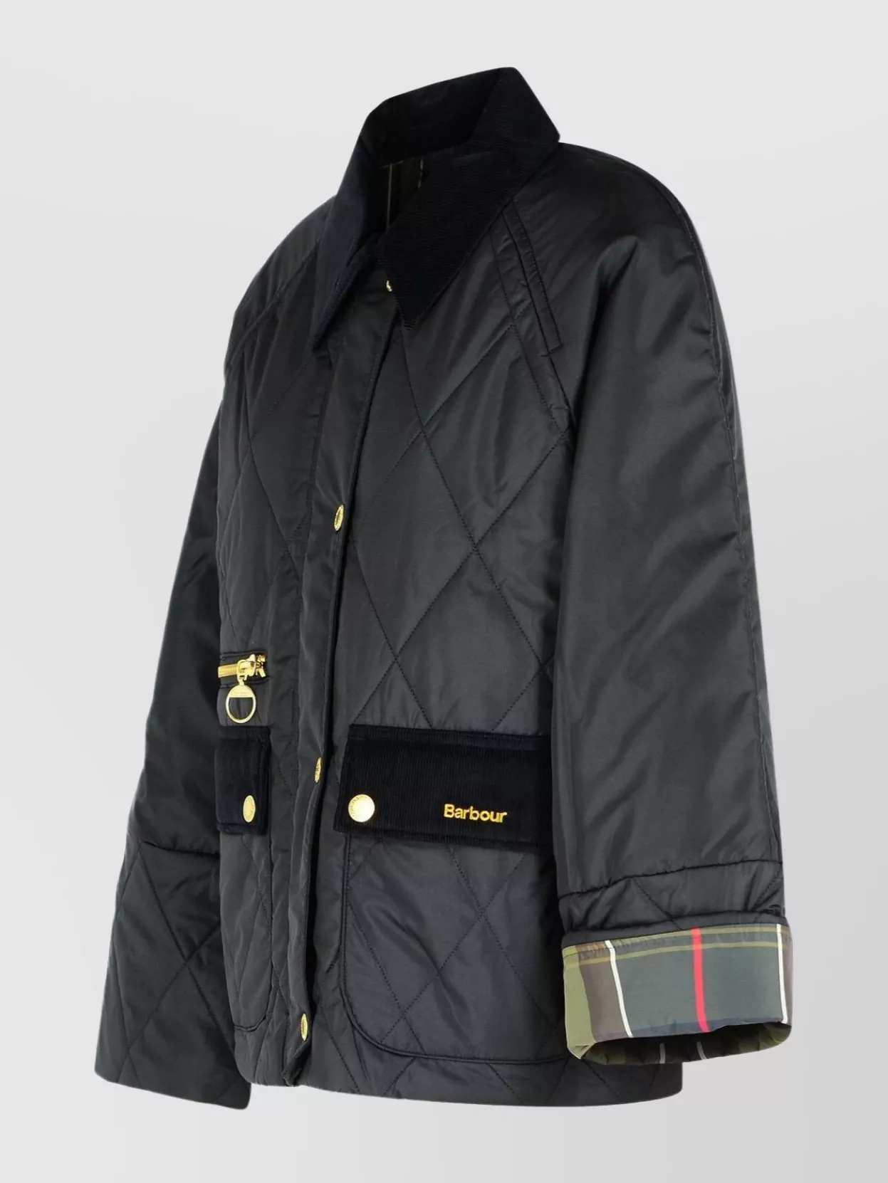 Barbour 'Martha' Quilted Jacket Flap Pockets