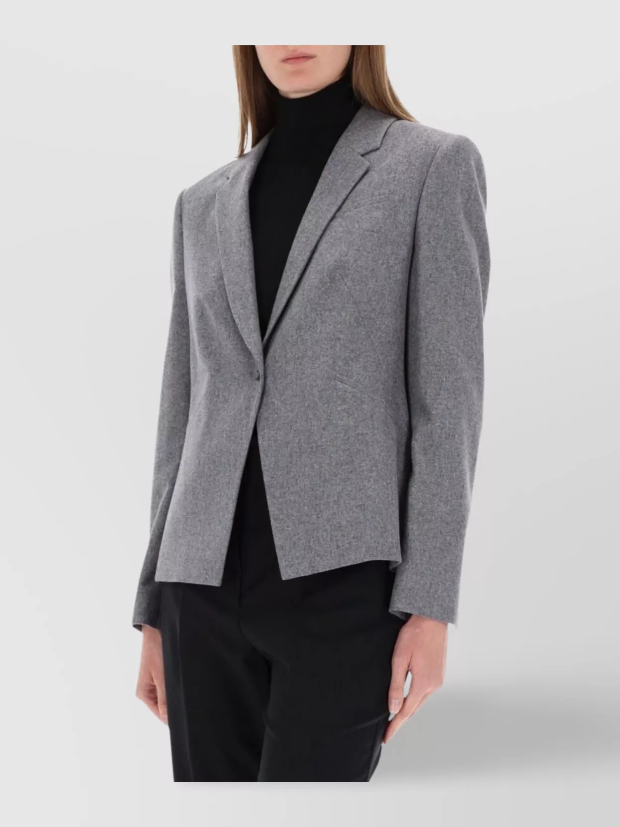 Boss Tailored Jacket Featuring Structured Shoulders