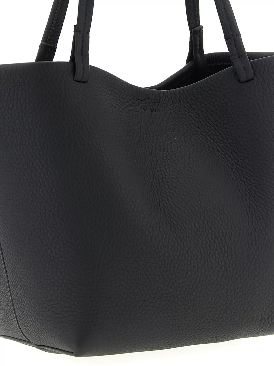 The Row Textured Leather Tote Bag With Double Handles