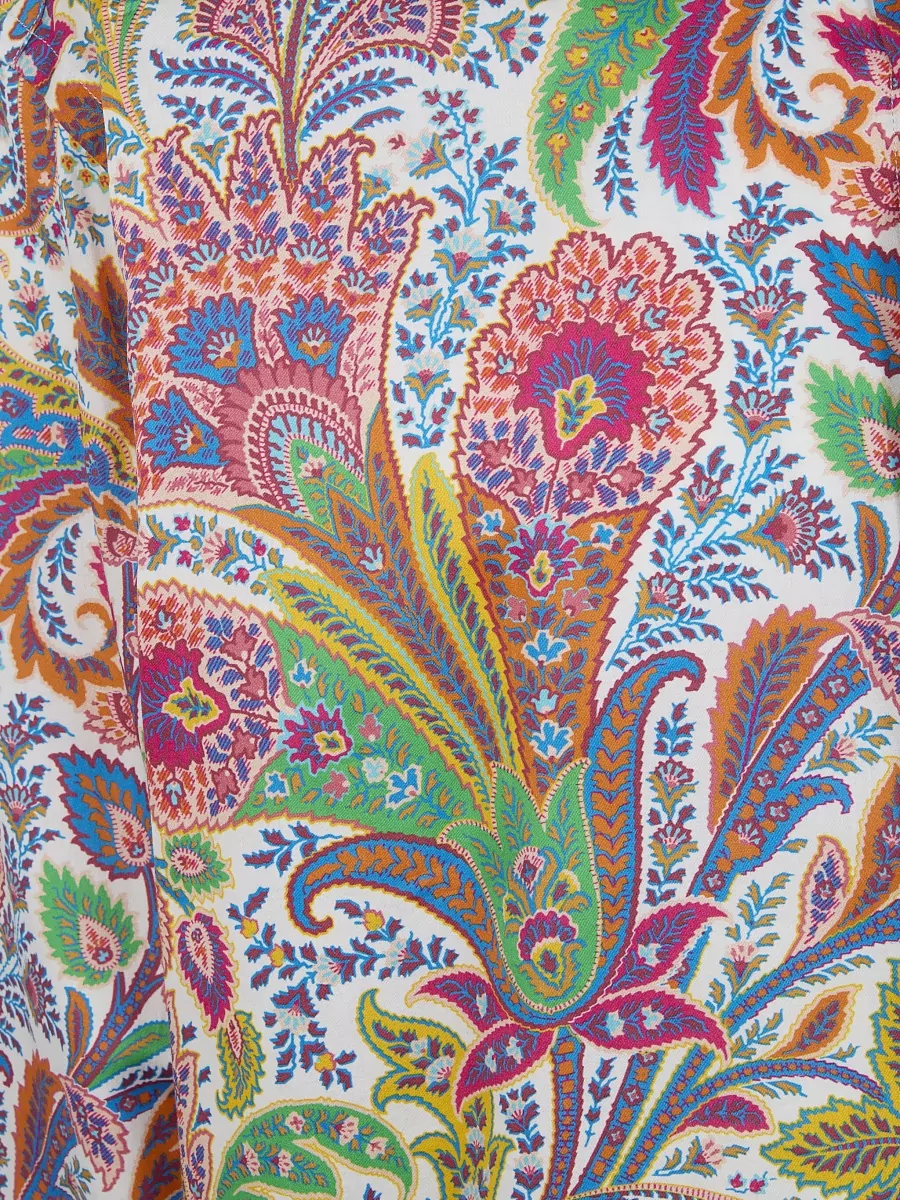 Etro Long Sleeves Shirt Paisley Pattern Design