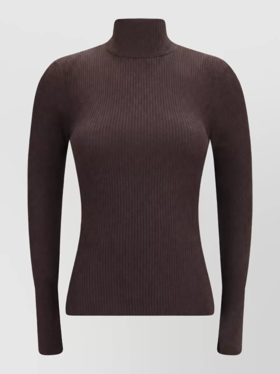 Wolford wool ribbed slim-fit turtleneck sweater