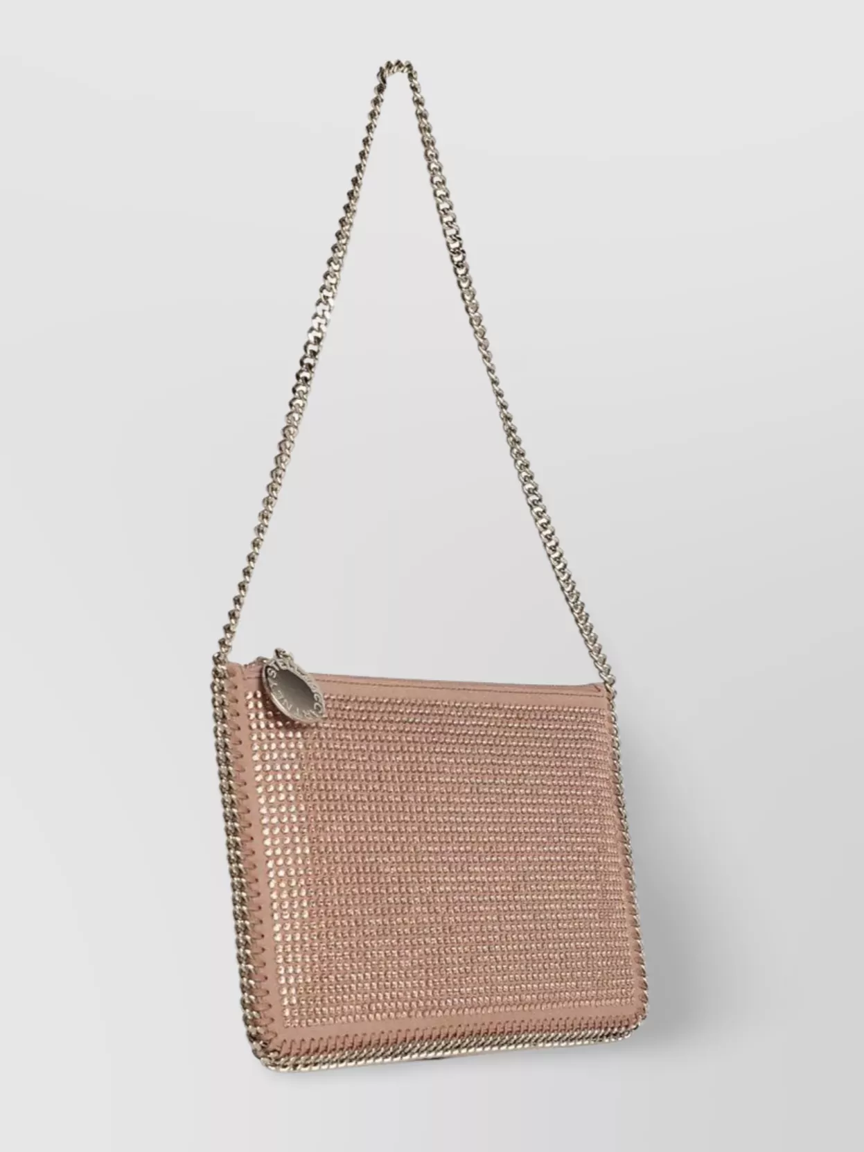 Stella Mccartney Rectangular Shape Metallic Finish Clutch Bag