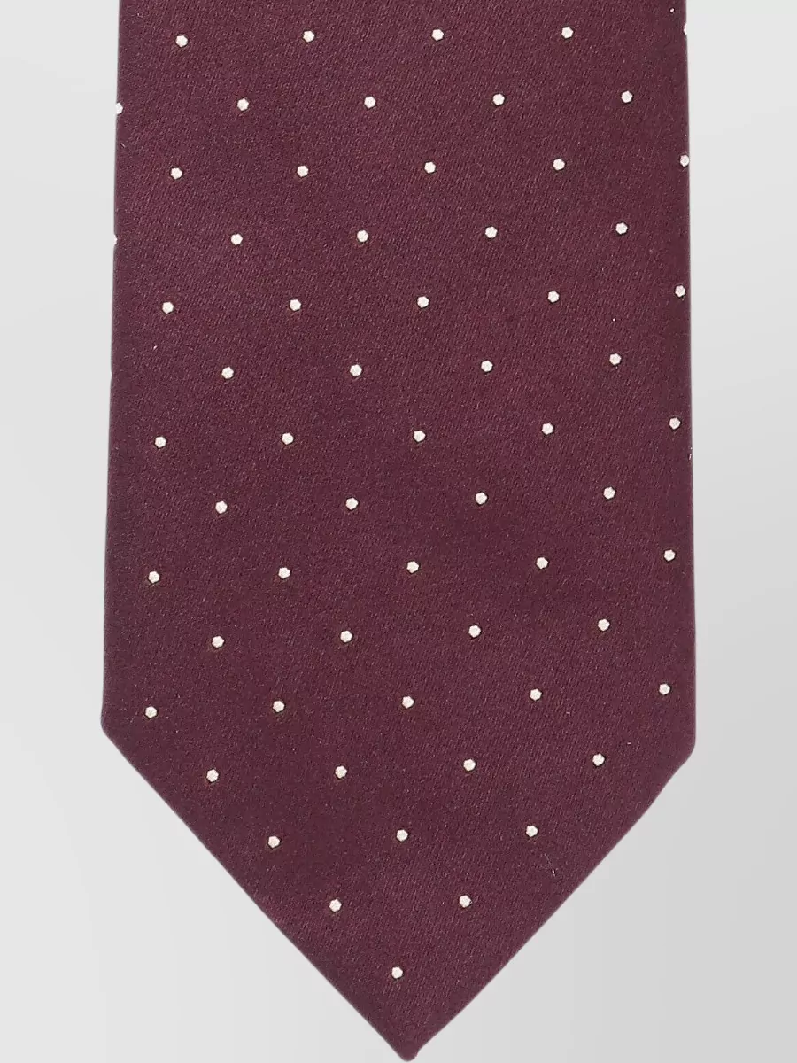 Tom Ford Slim Polka Dot Tie Pointed Tip