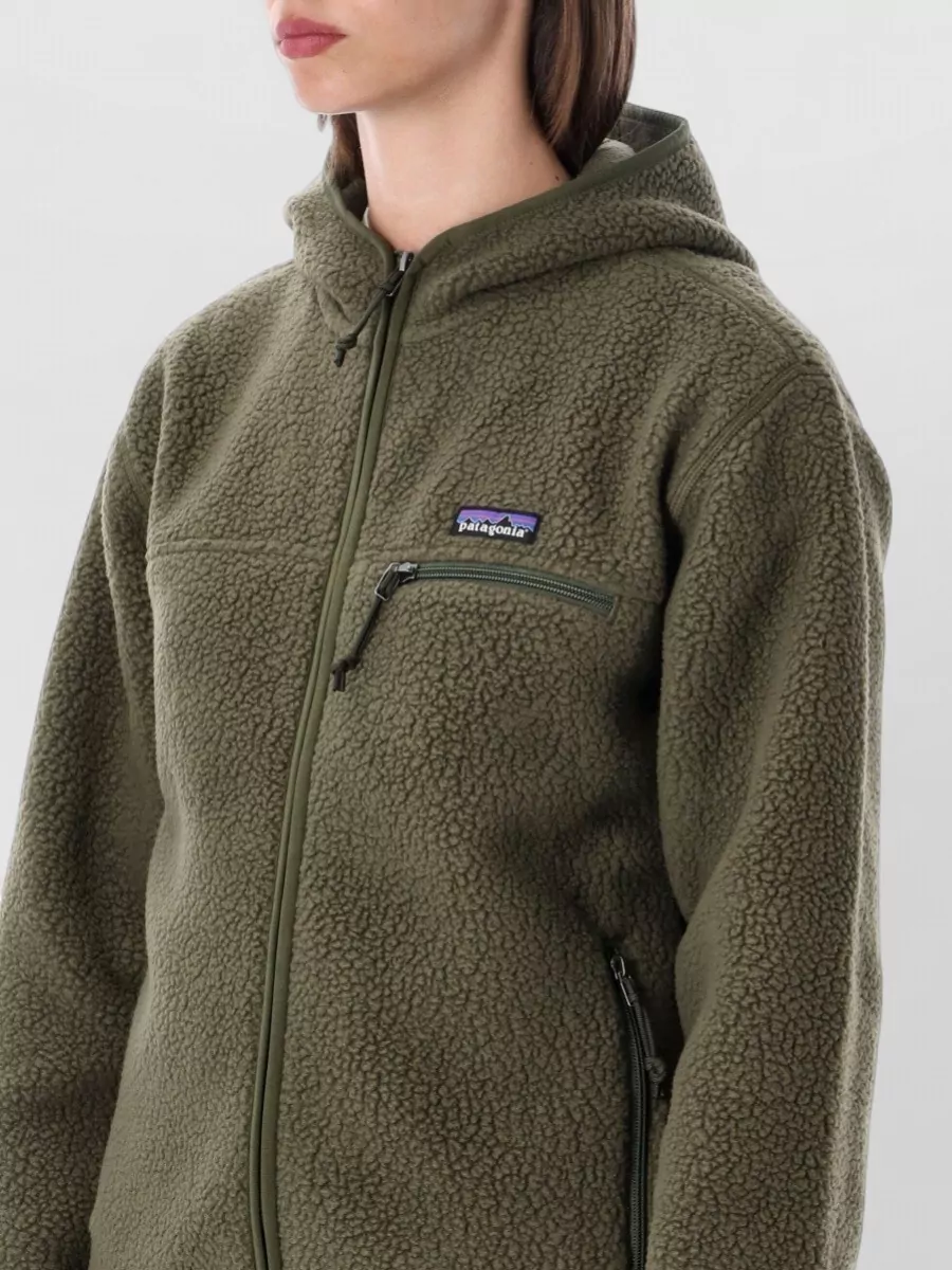 Patagonia Recycled Fleece Hooded Zip Jacket