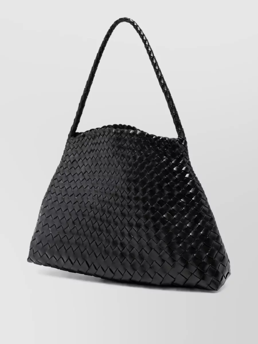 Dragon Diffusion Ars Tote Wicker And Leather Tote Bag
